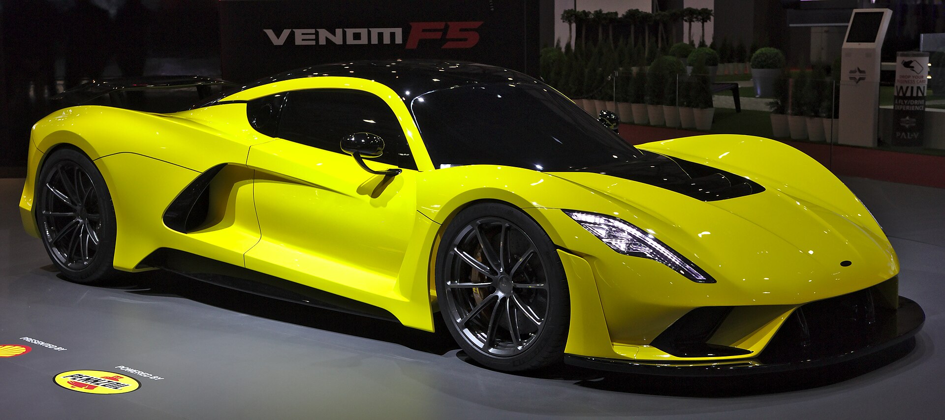 Hennessey Venom F5 on the Geneva show stand
