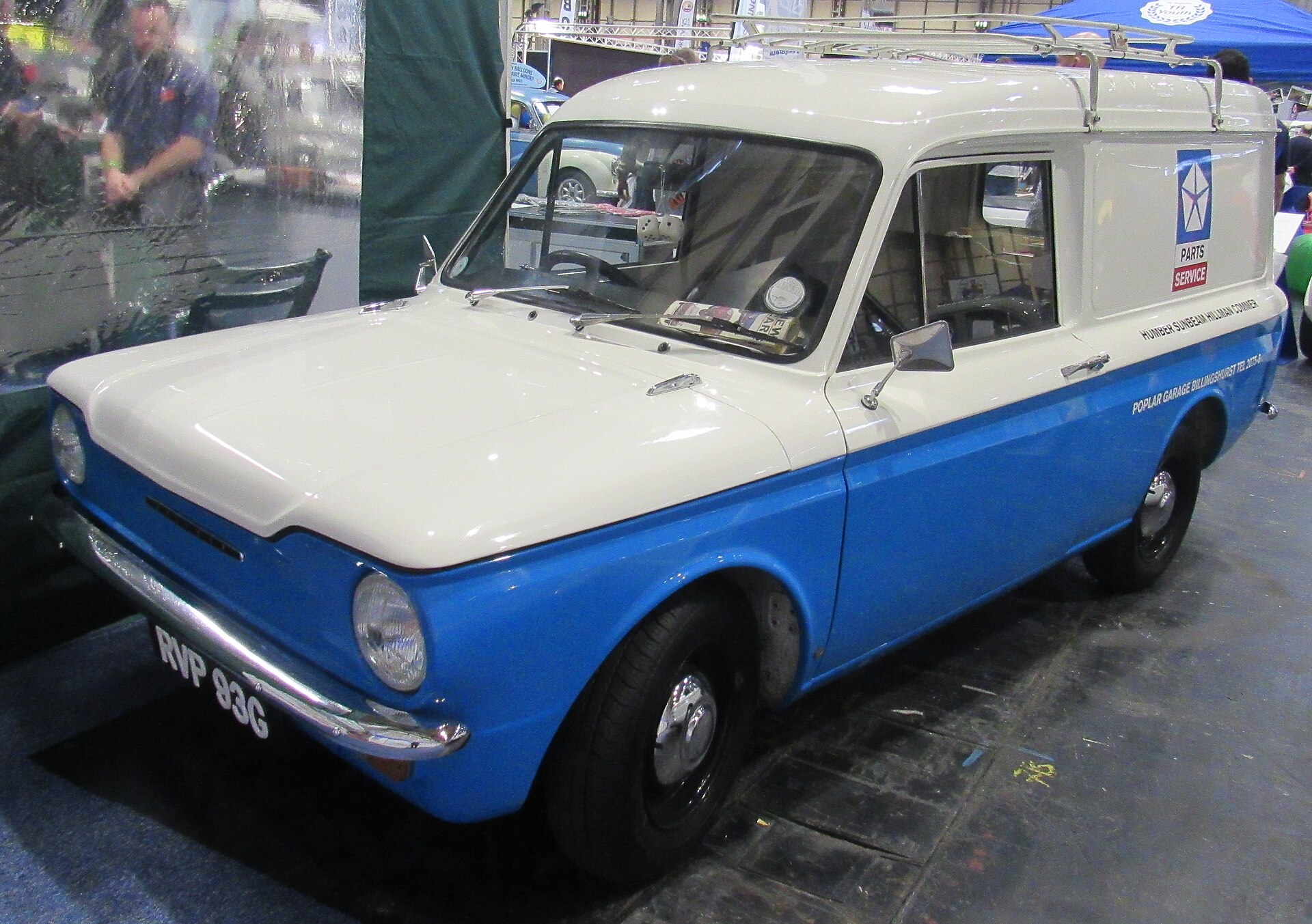 Front of a Hillman Imp van