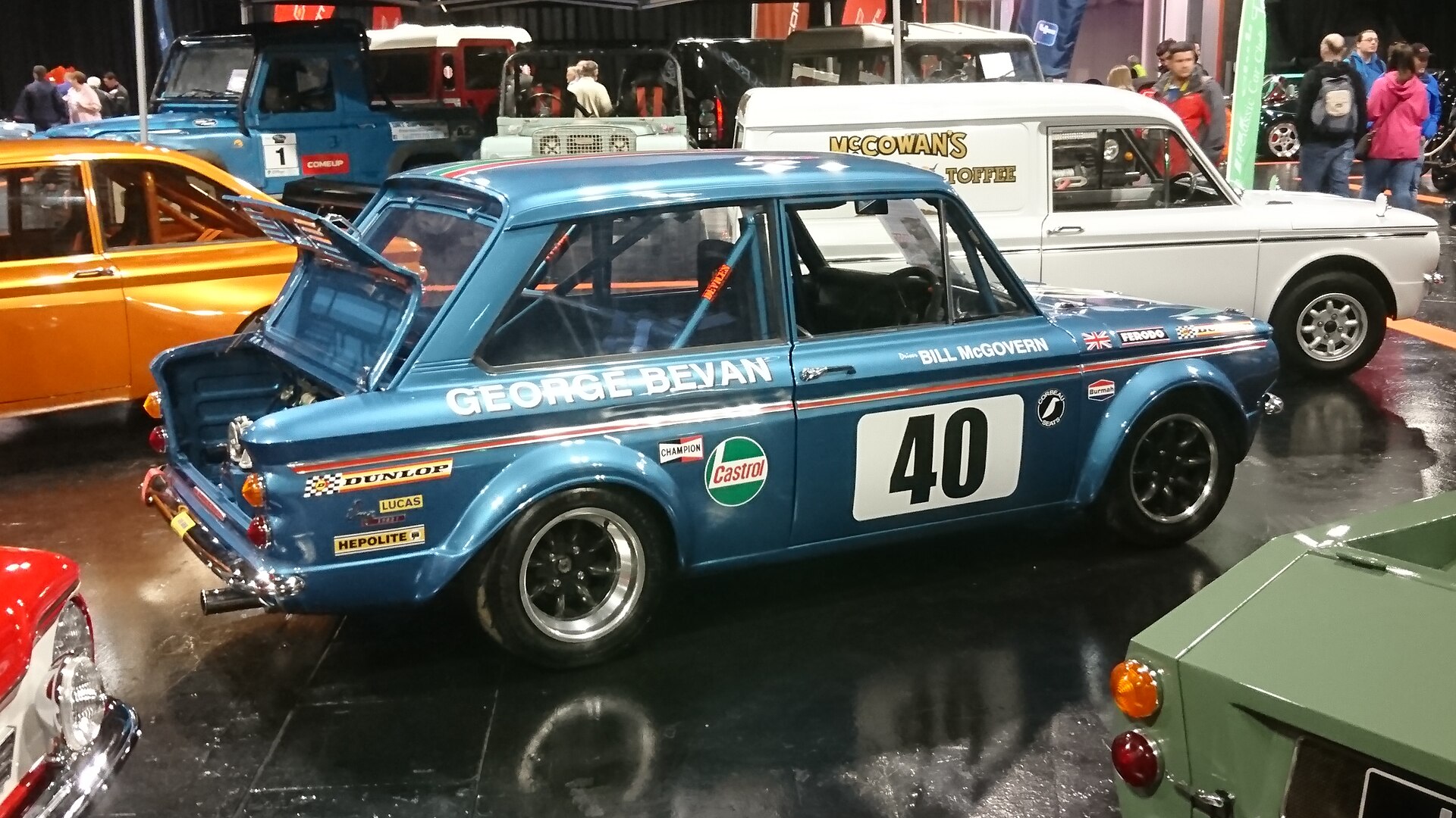 Hillman Imp race car on track