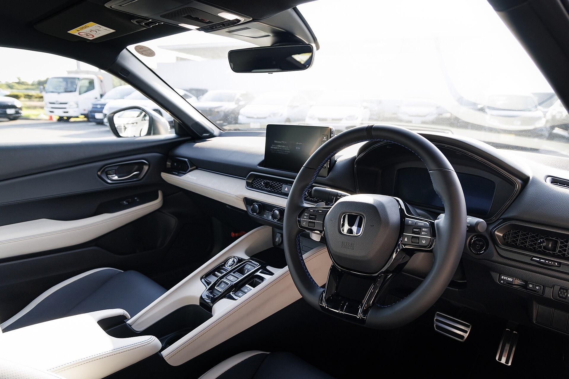 Dashboard of the 2025 Honda Prelude