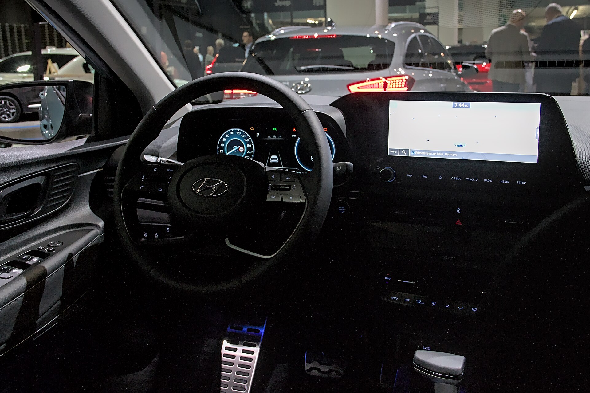 Hyundai Bayon on display at Auto Zürich 2021