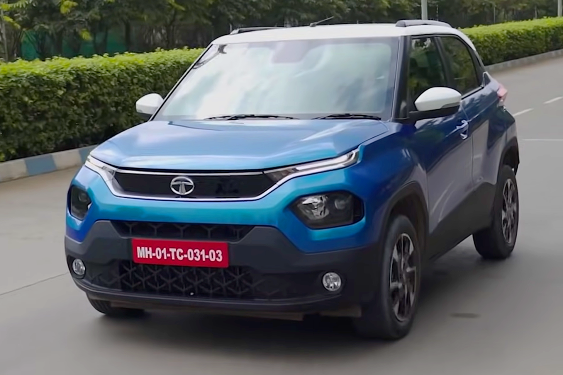Tata Punch small crossover, front view