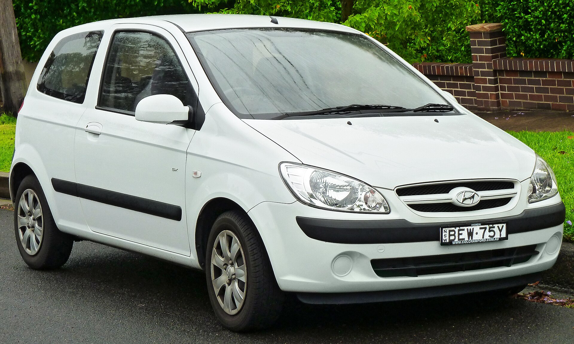 Hyundai Getz three-door hatchback