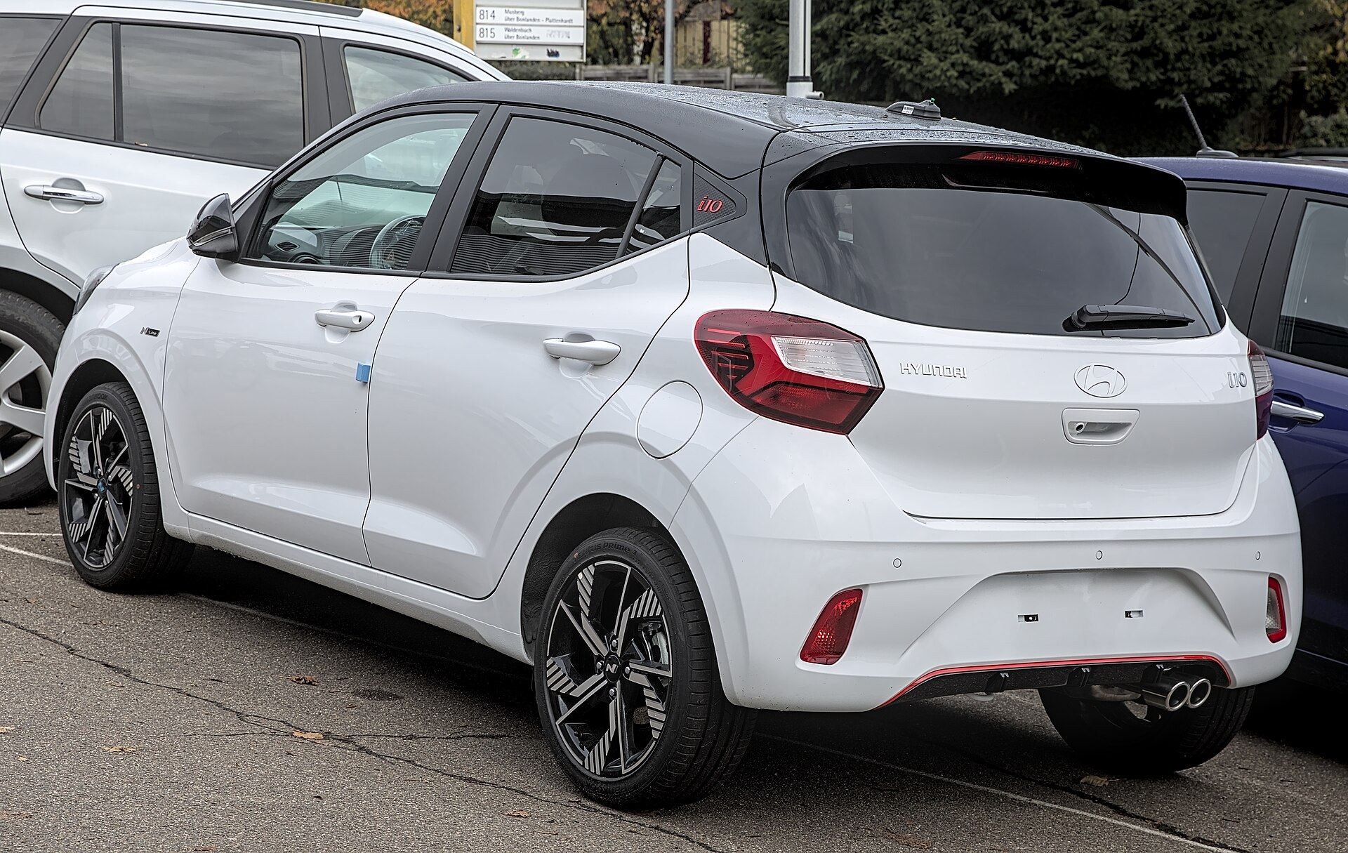 Hyundai i10 N Line with sporty bumpers, front view