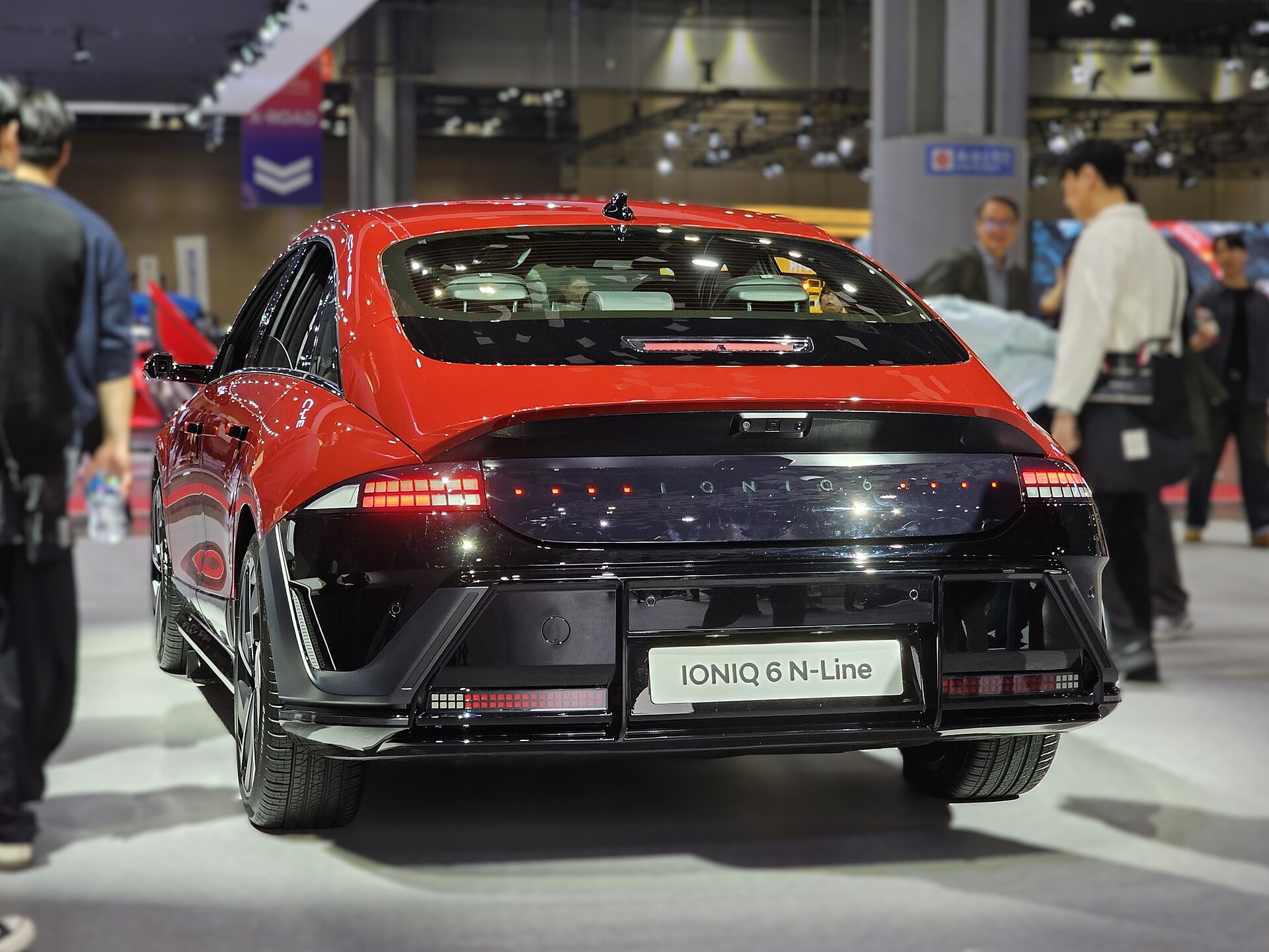 Red Hyundai Ioniq 6 N Line