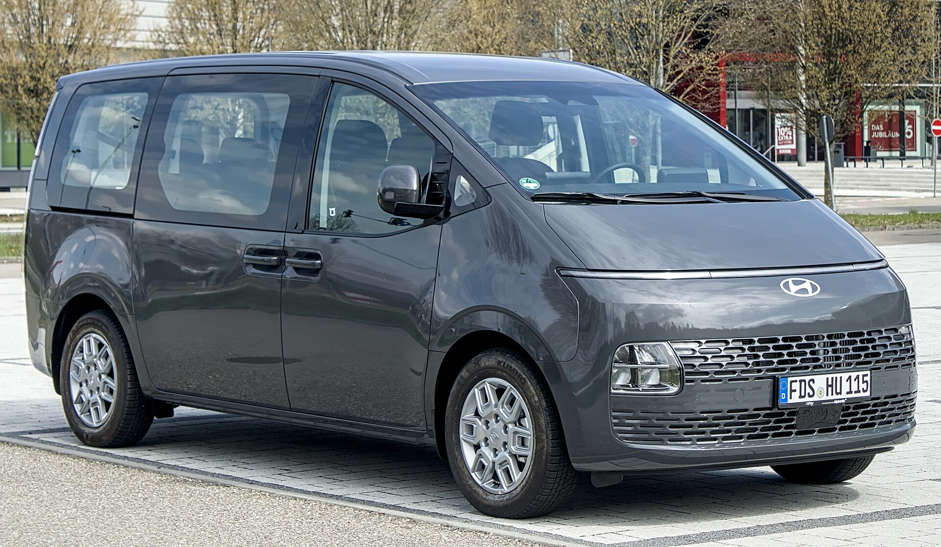 Hyundai Staria minivan, front view