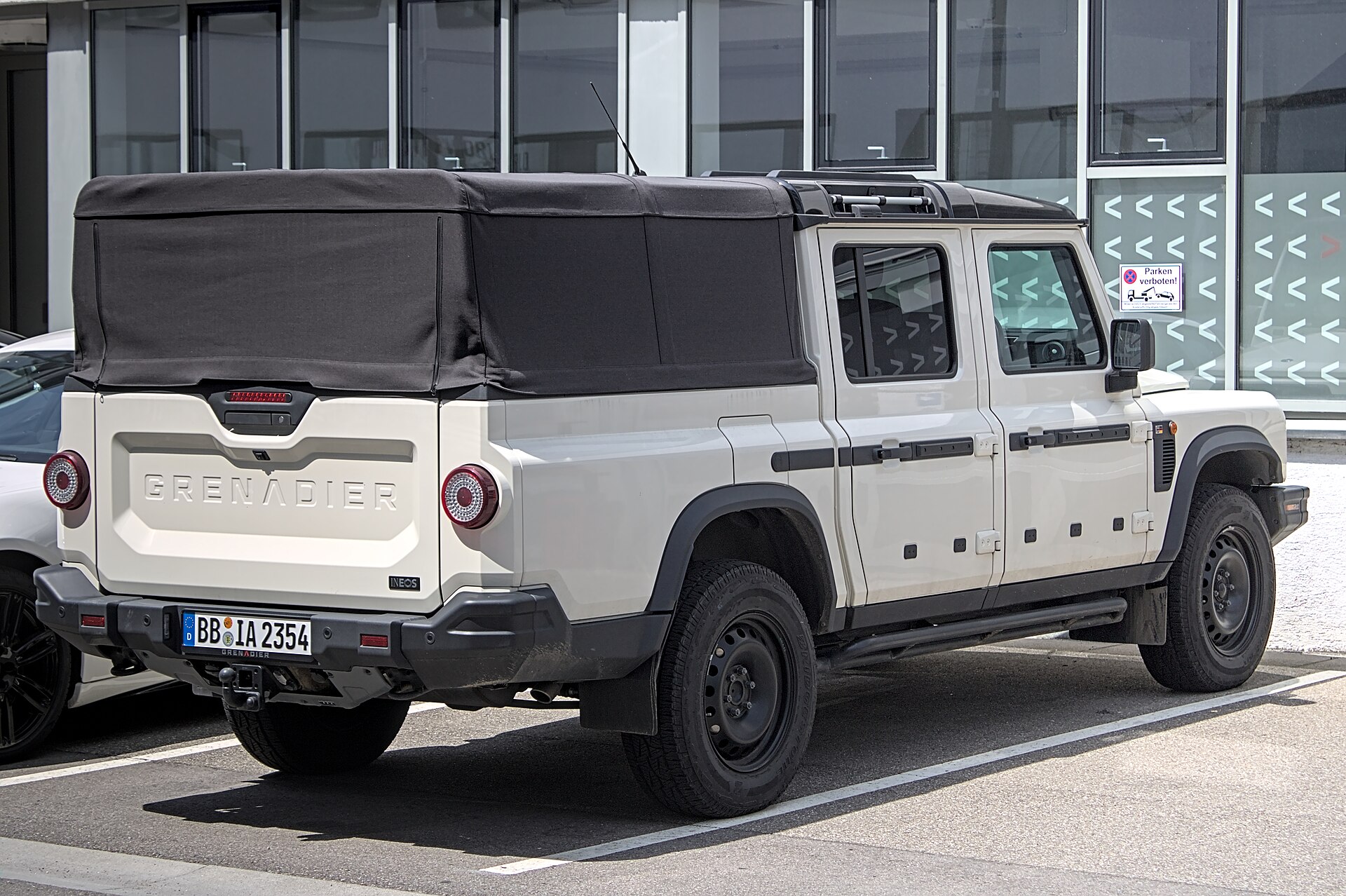 Ineos Grenadier Quartermaster, rear view
