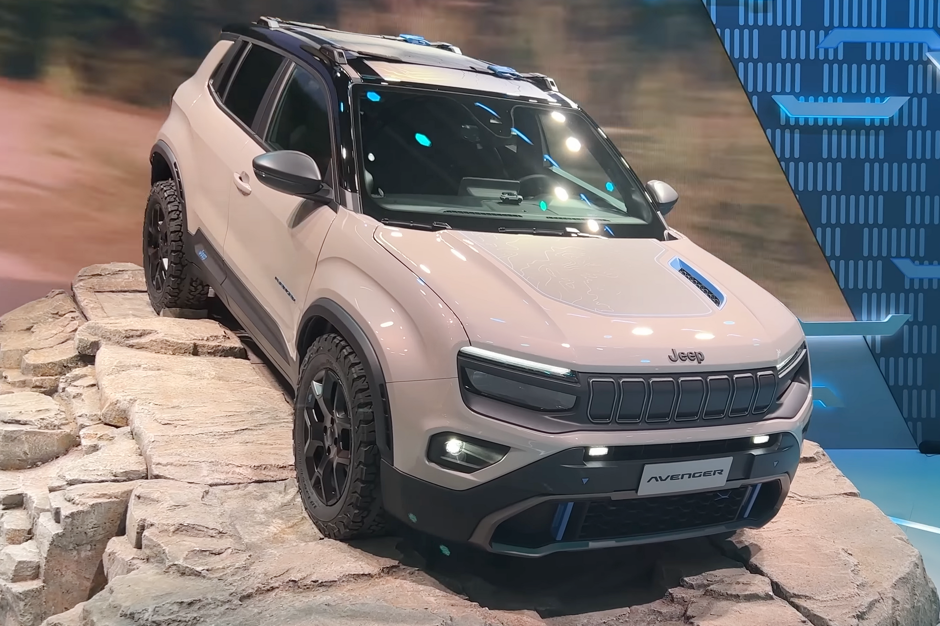 Jeep Avenger 4xe concept, front view