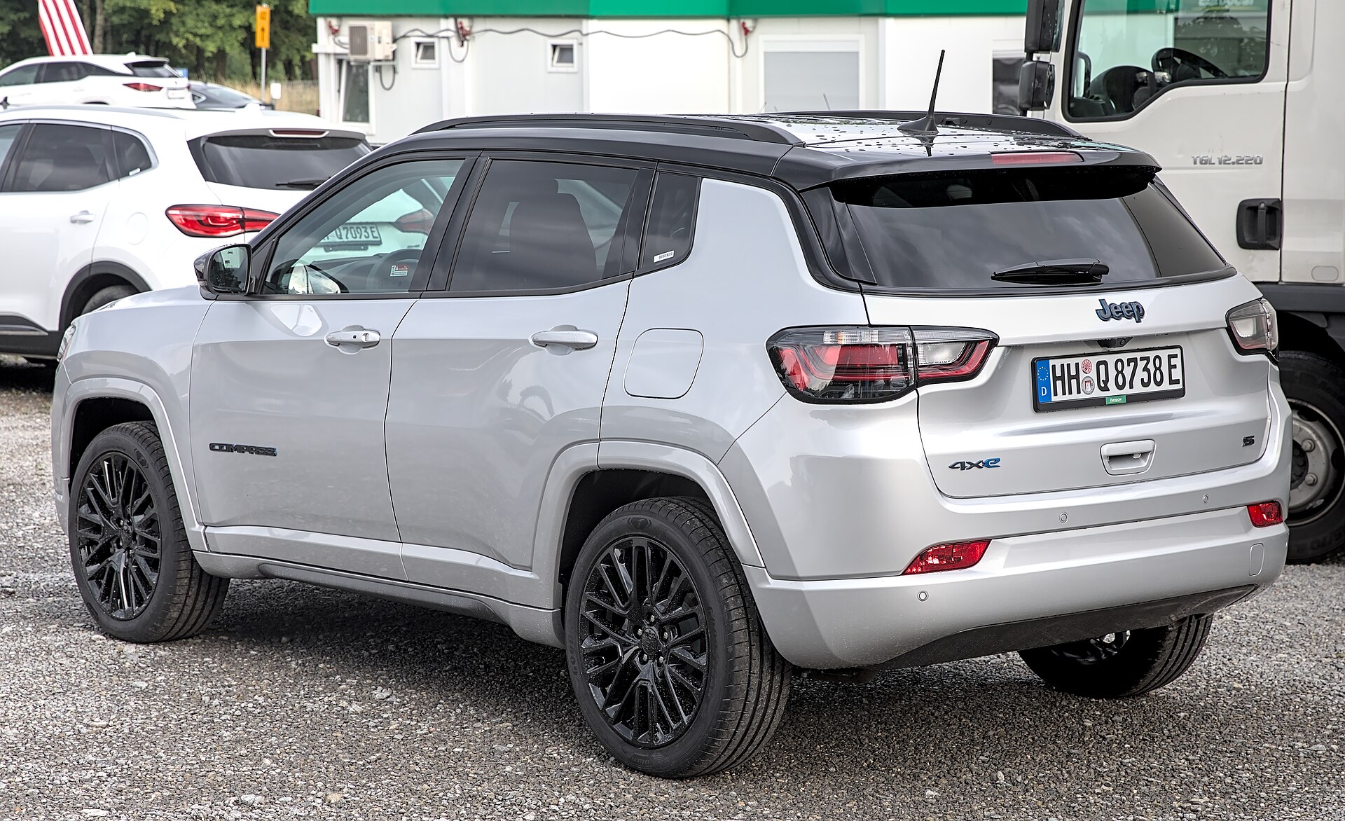 Jeep Compass plug-in hybrid facelift, exterior view
