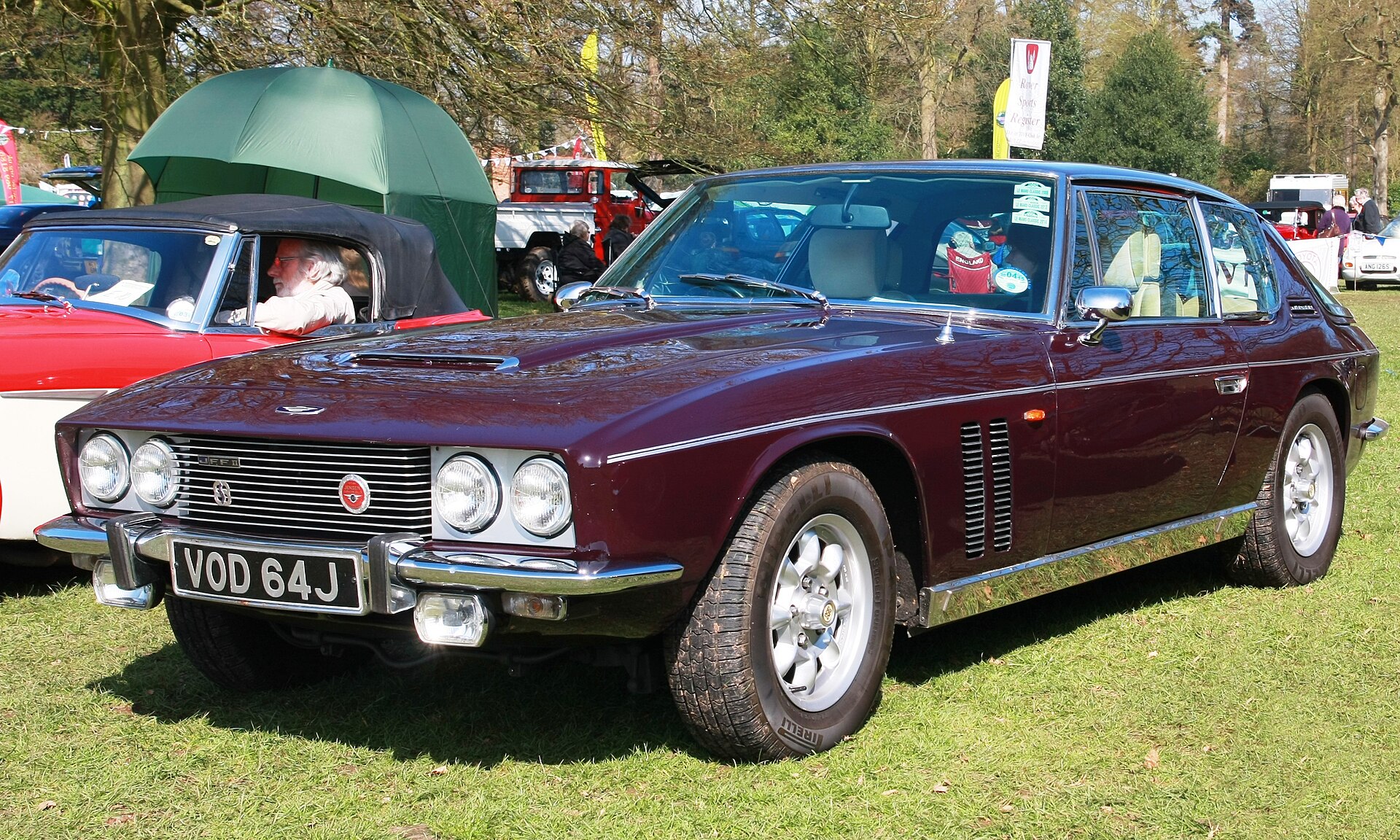 Jensen FF coupé, side view