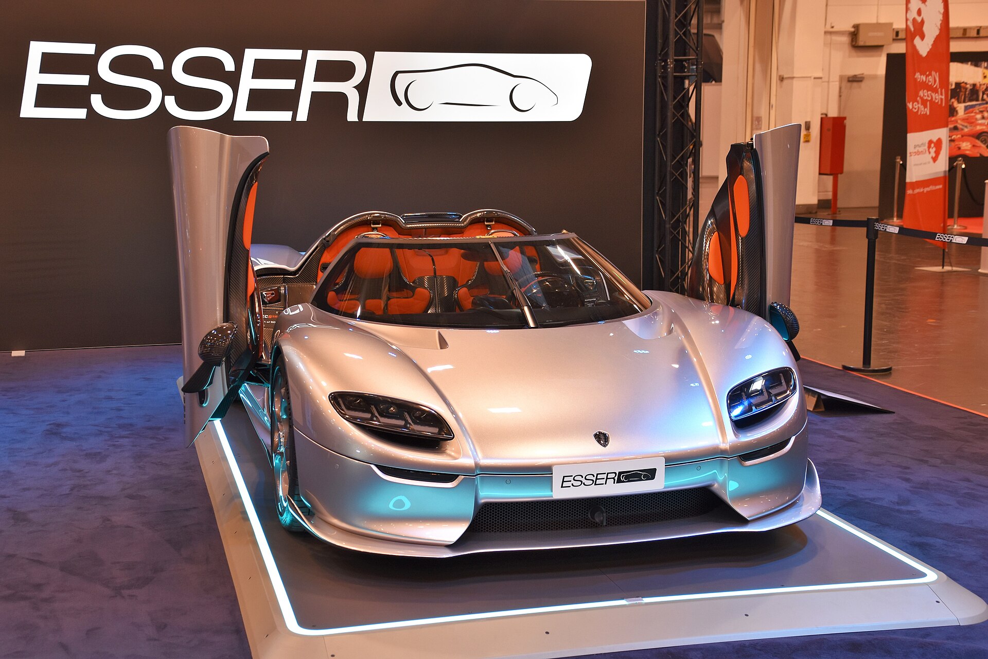 Koenigsegg CC850 front three-quarter view