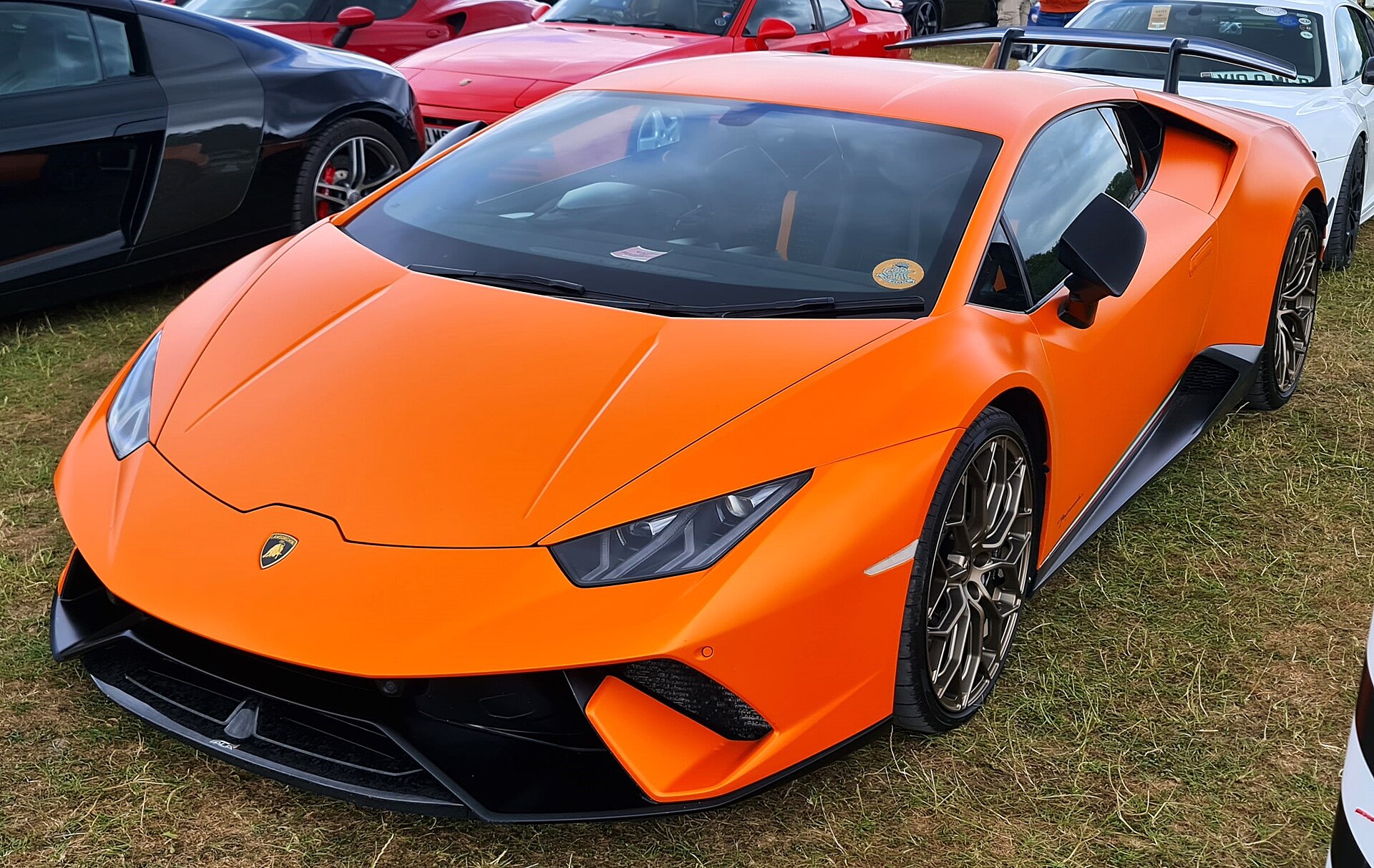 Orange Lamborghini Huracán Performante