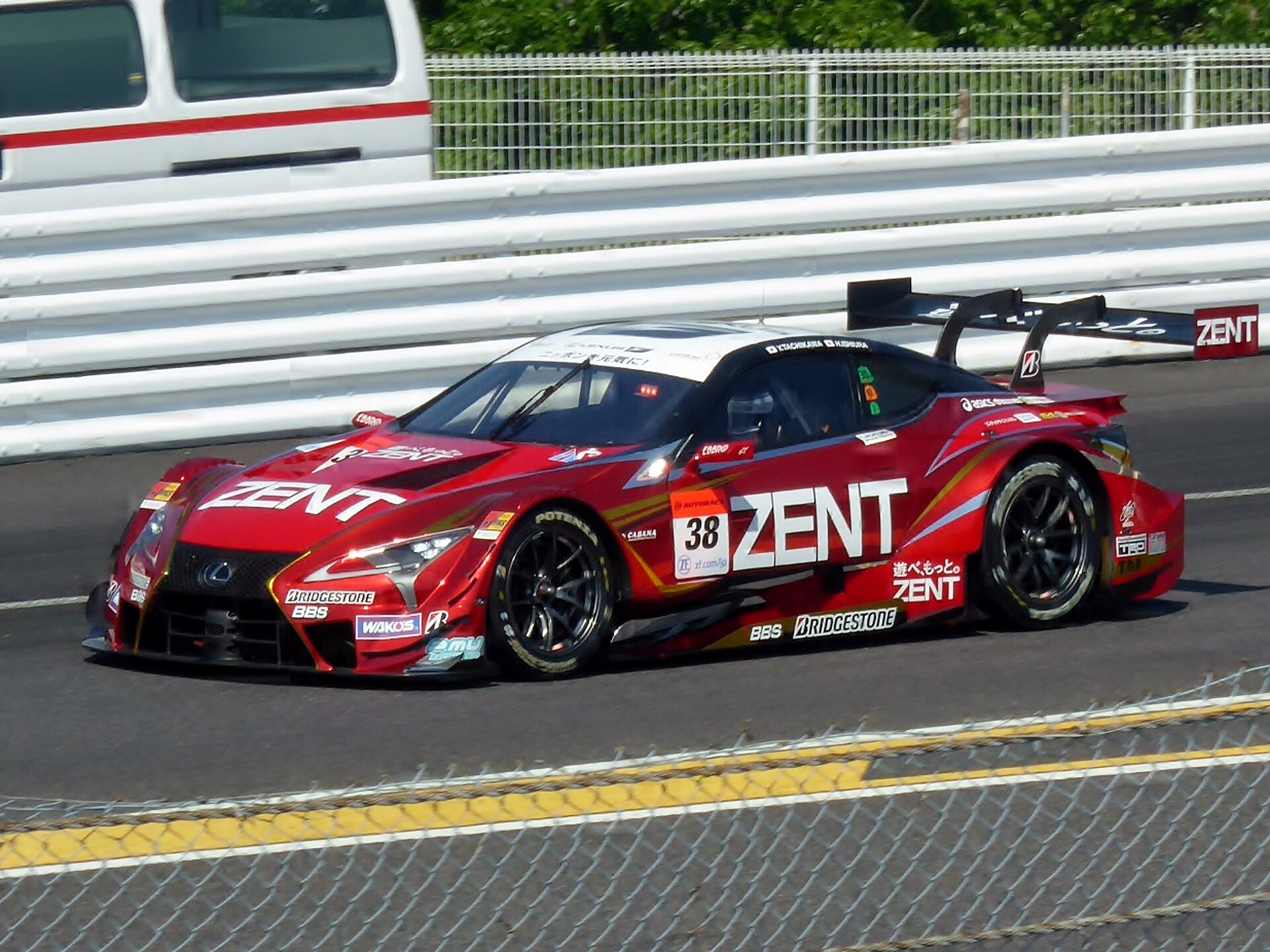 Lexus LC 500 GT500 racing car at Suzuka