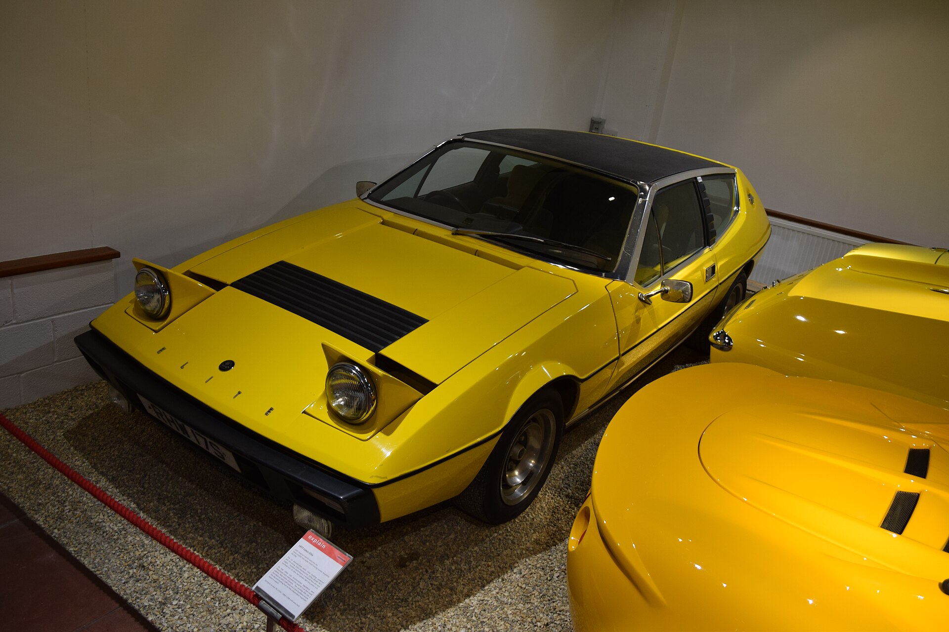 Lotus Elite 1977 at a classic car show