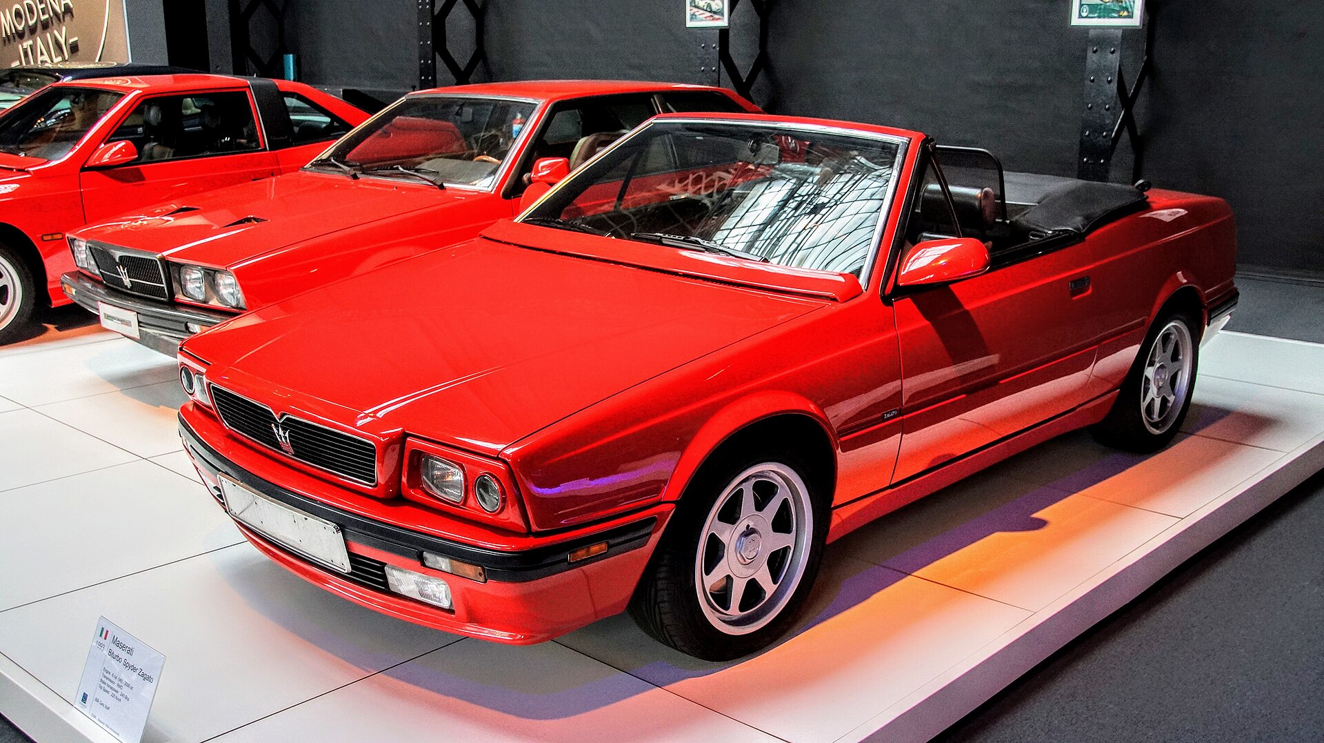 Maserati Biturbo Spyder Zagato convertible