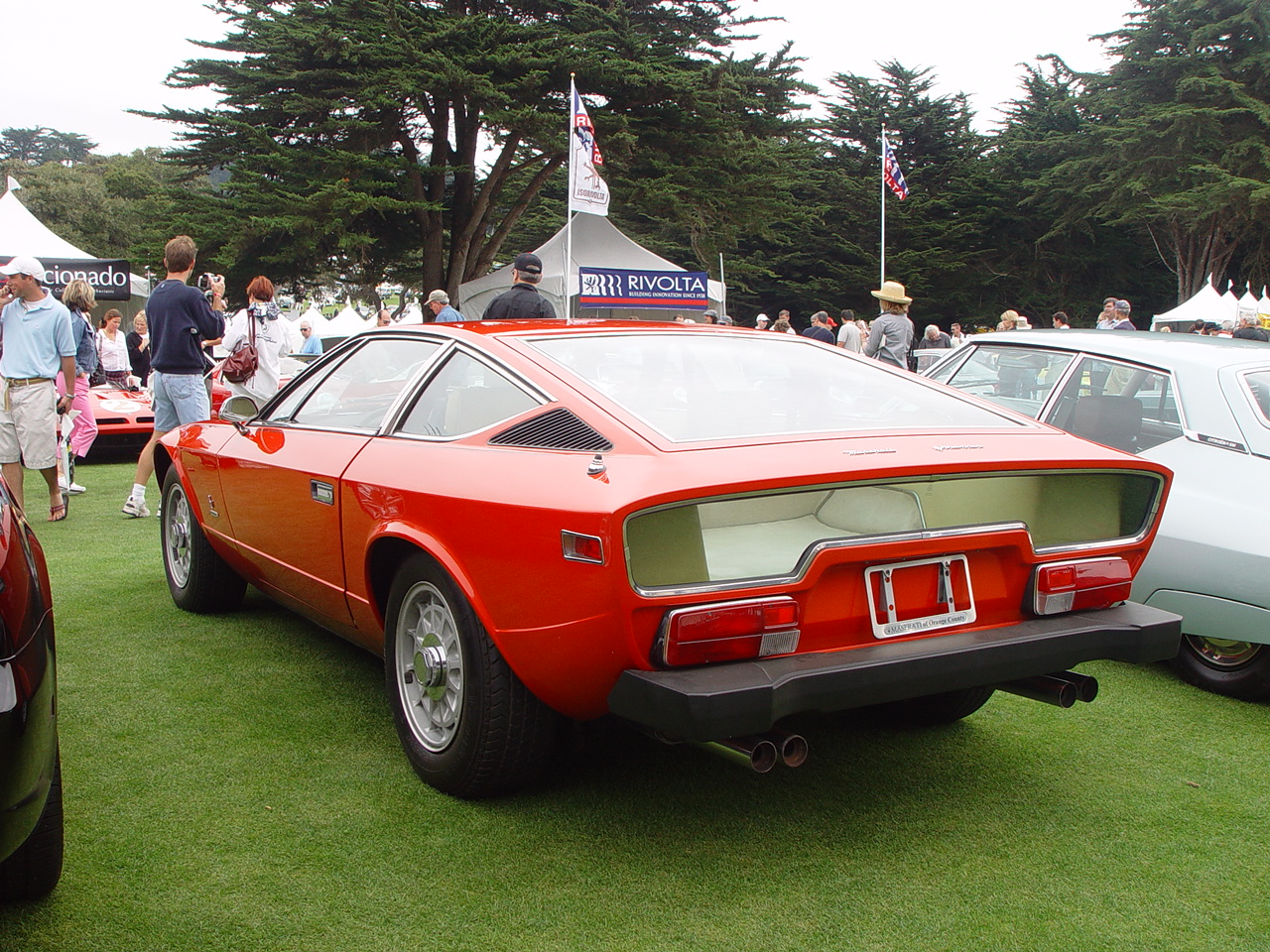 US-specification Maserati Khamsin rear view