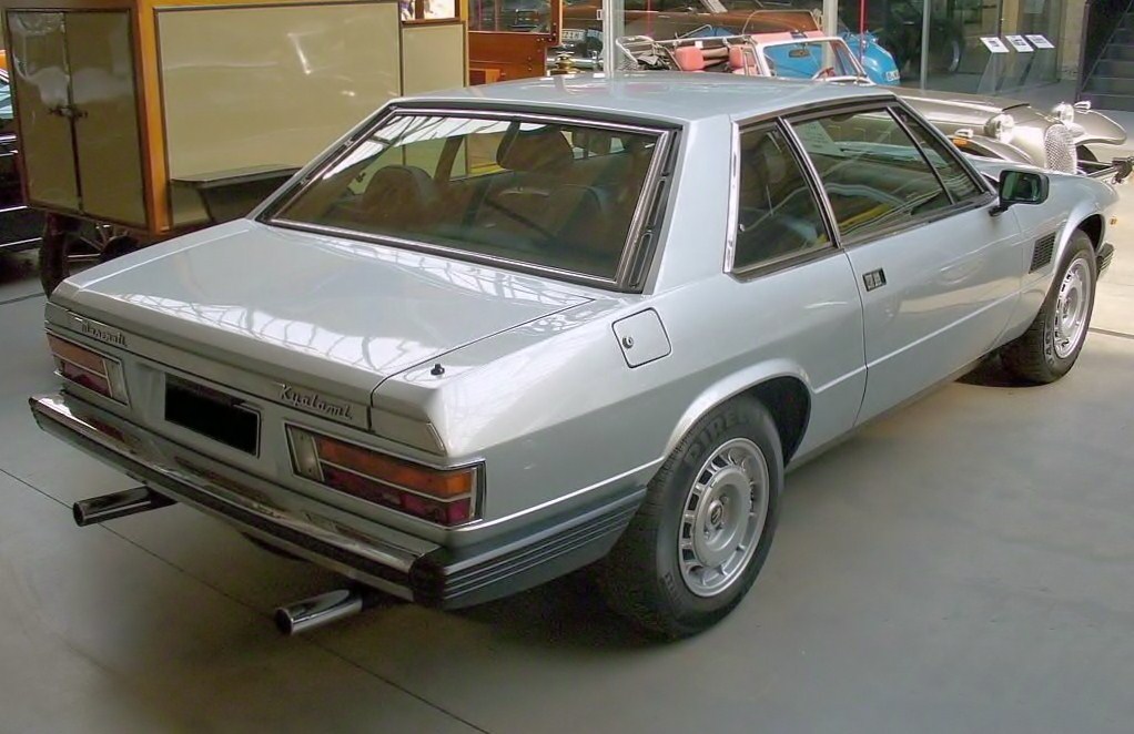 Maserati Kyalami from the rear