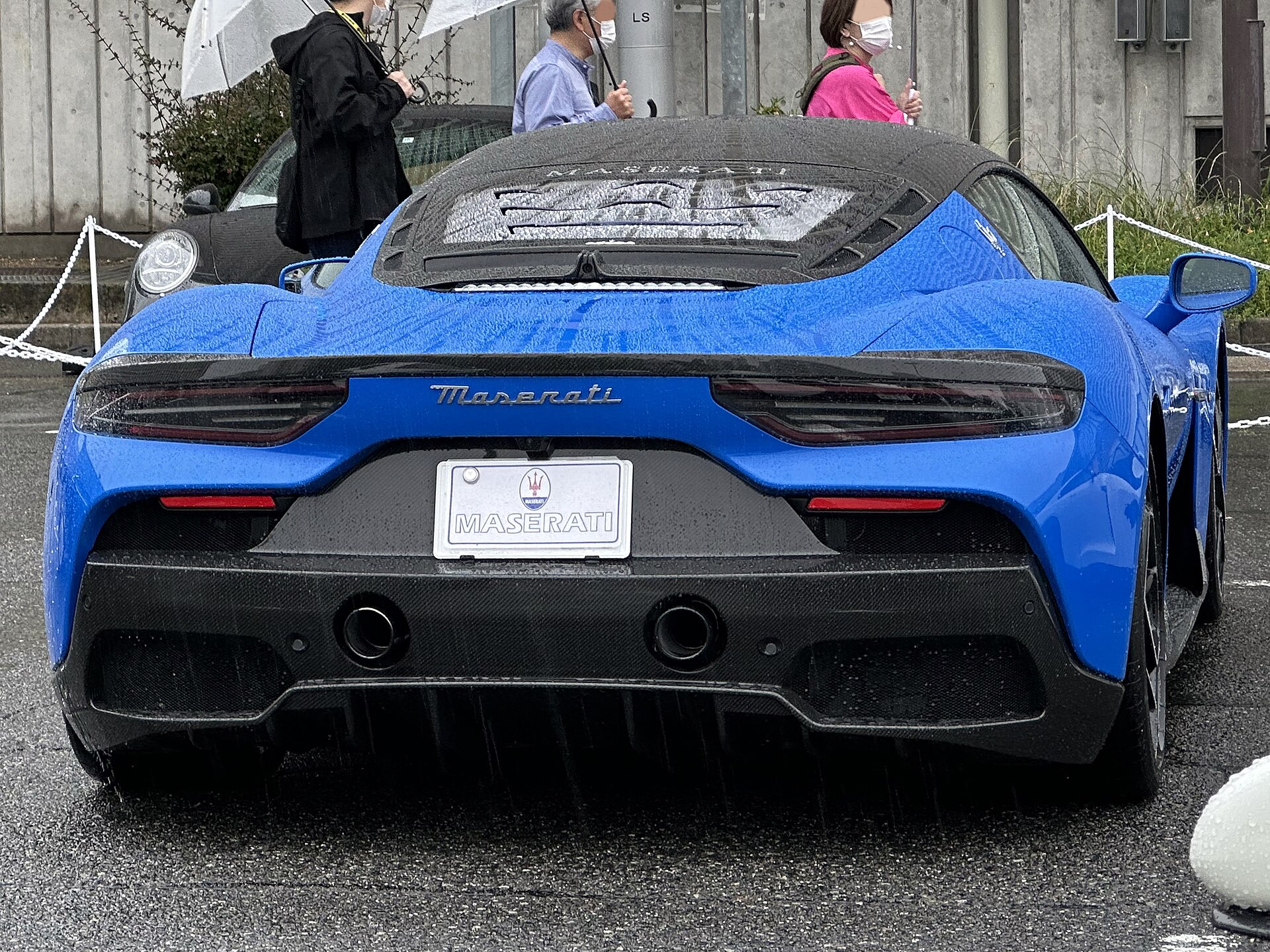 Maserati MC20 rear view