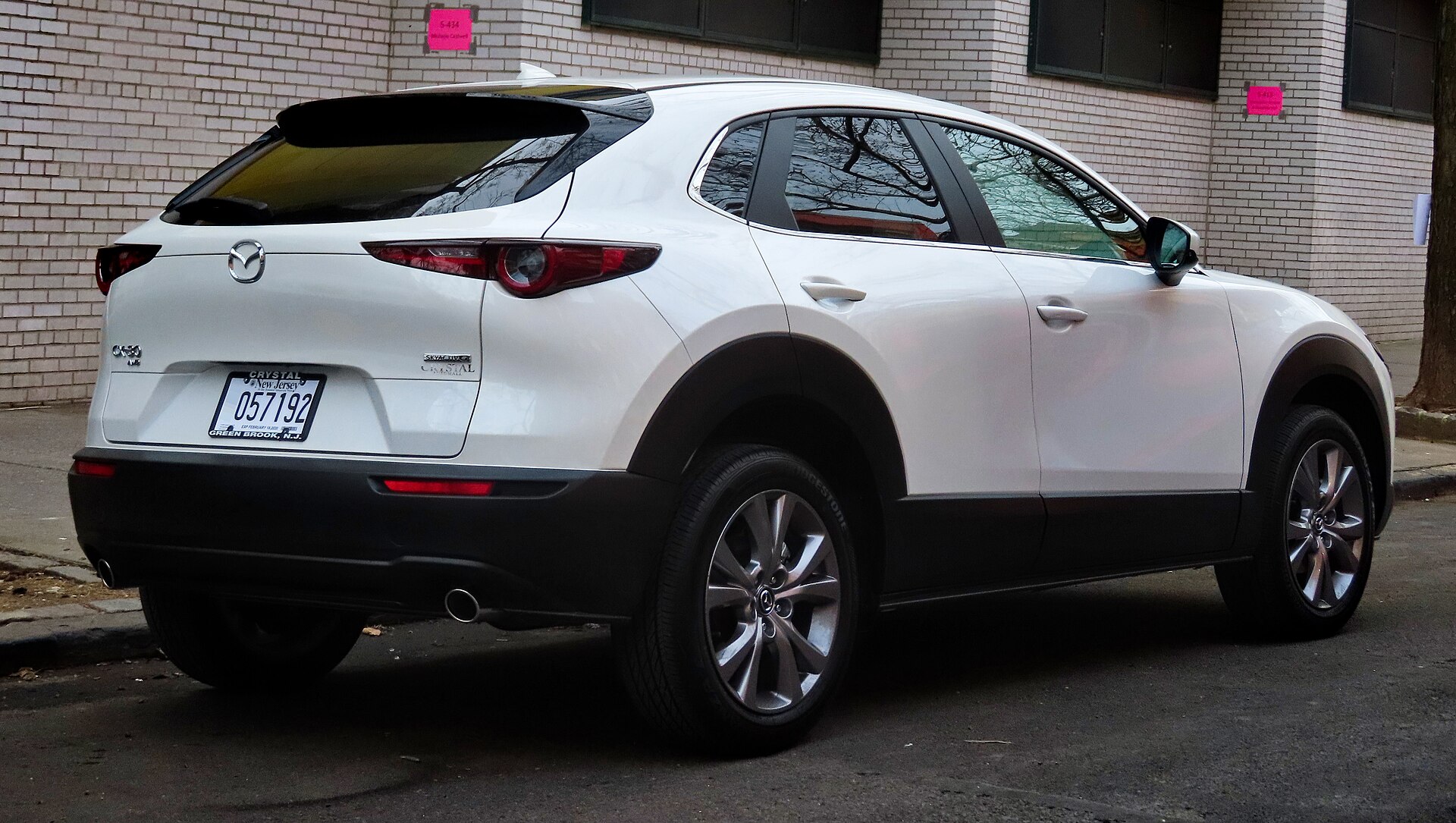 Mazda CX-30 AWD, rear three-quarter view