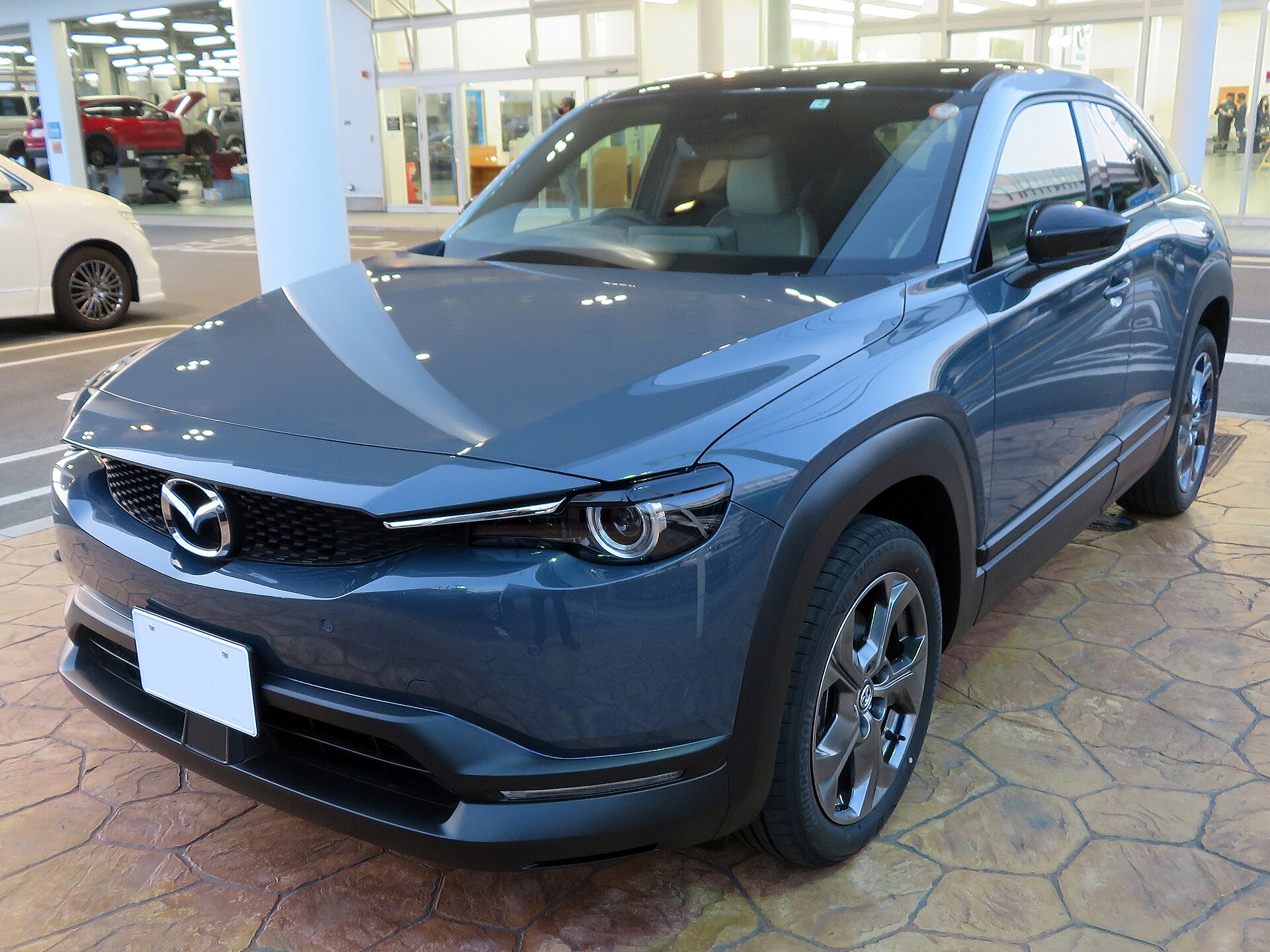 Mazda MX-30 EV, Japanese version, front view
