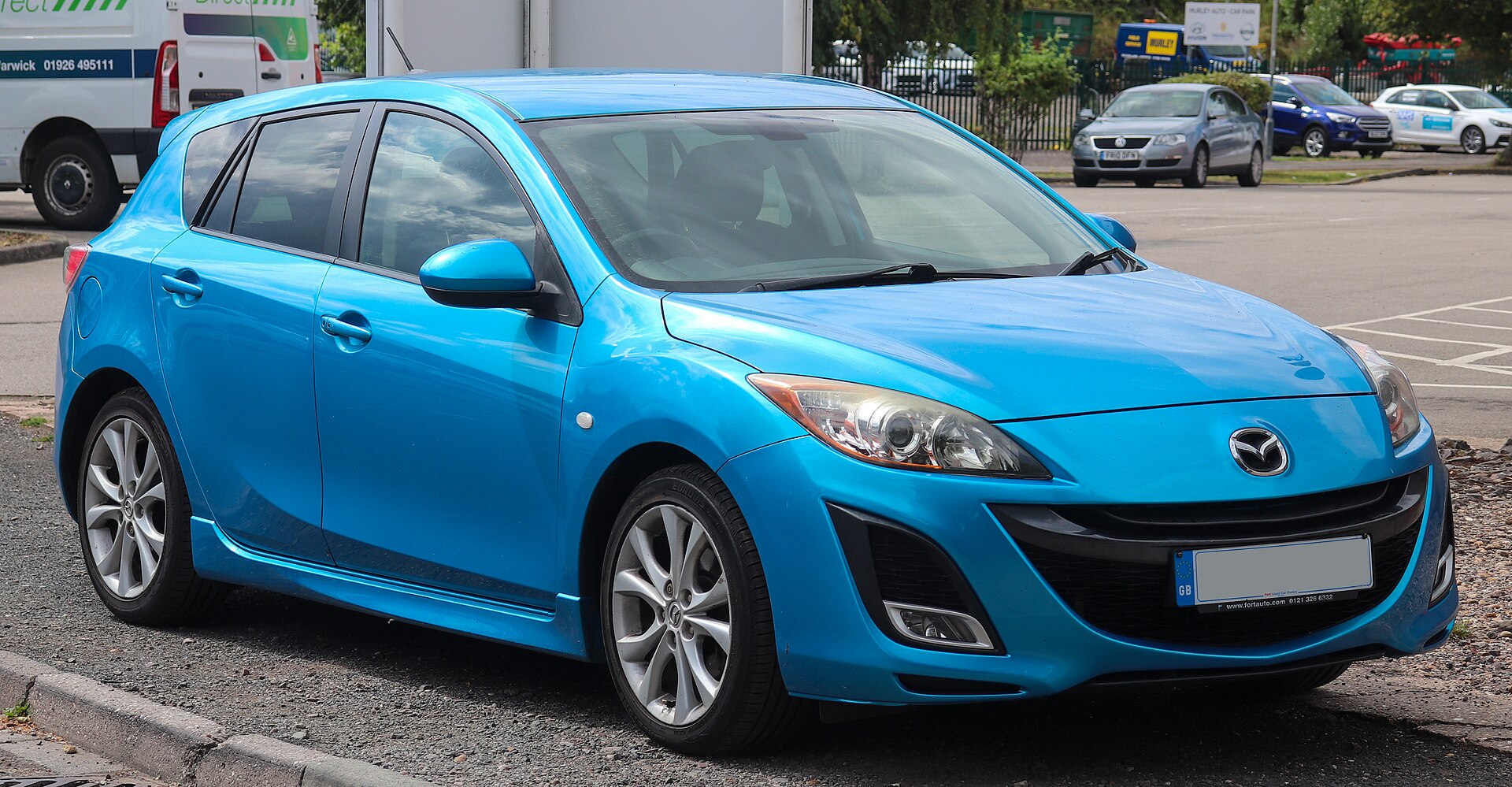Mazda3 second generation hatchback, front view