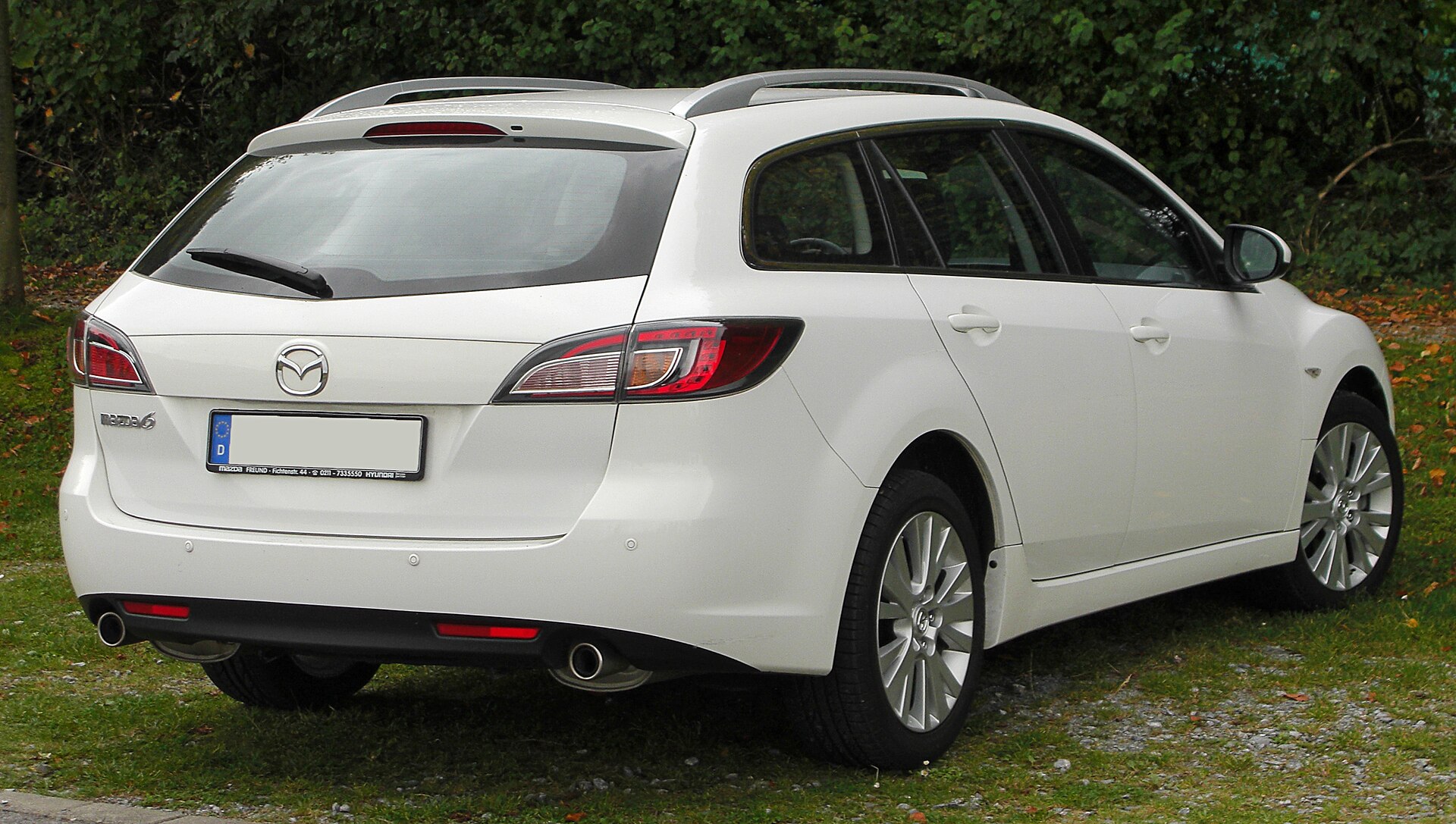 Mazda6 GH estate, rear view