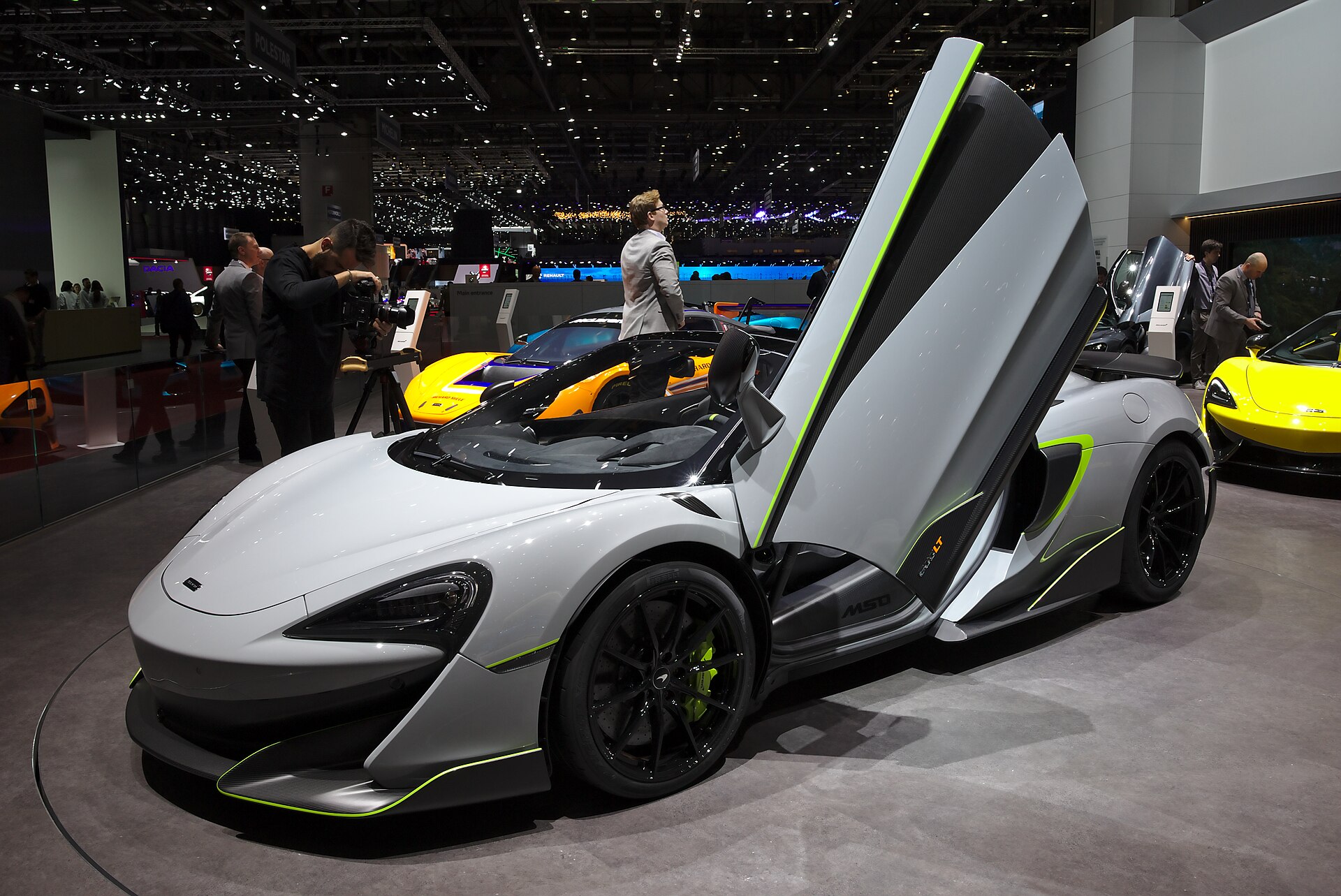 McLaren 600LT Spider MSO on display at Geneva