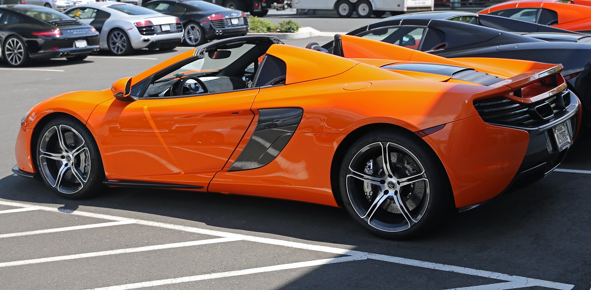 McLaren 650S Spider rear view