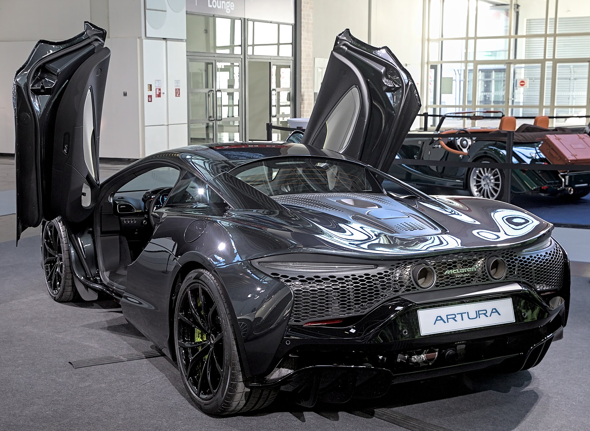 McLaren Artura at a motor show