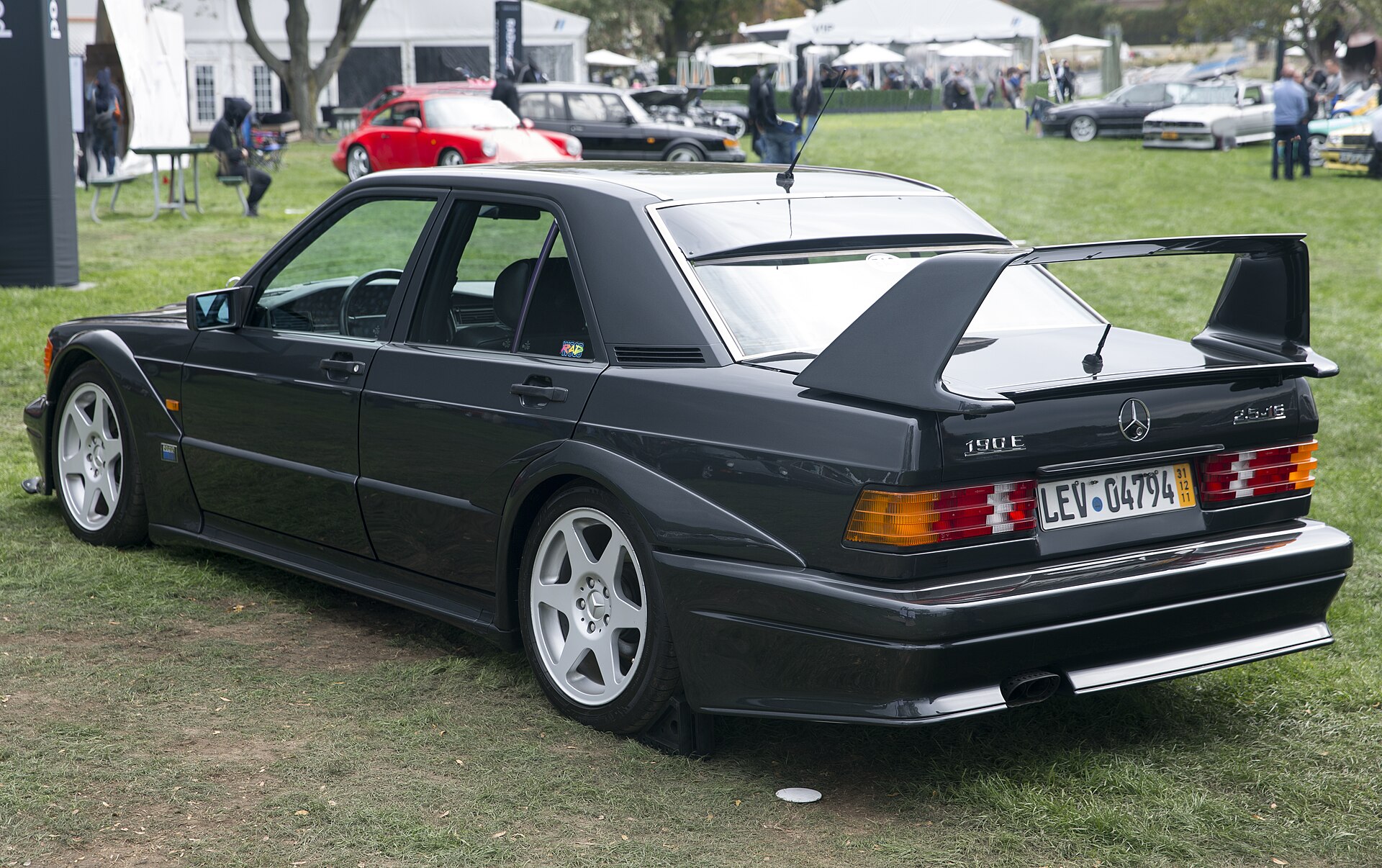 Rear view of a Mercedes-Benz 190 E 2.5-16 Evolution II