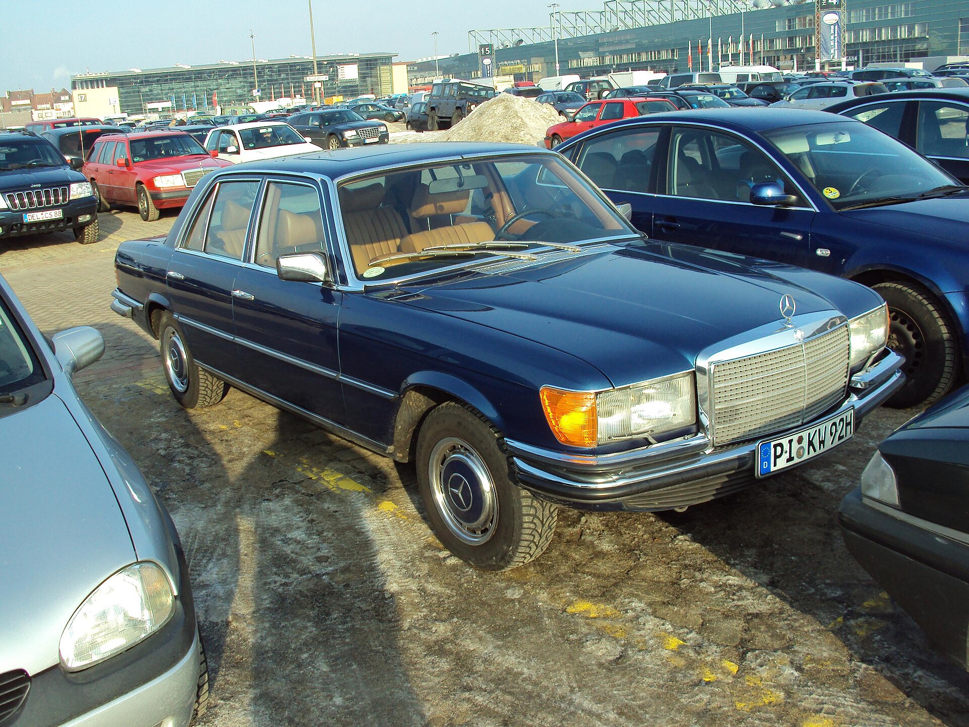 Mercedes-Benz W116 sedan, exterior view