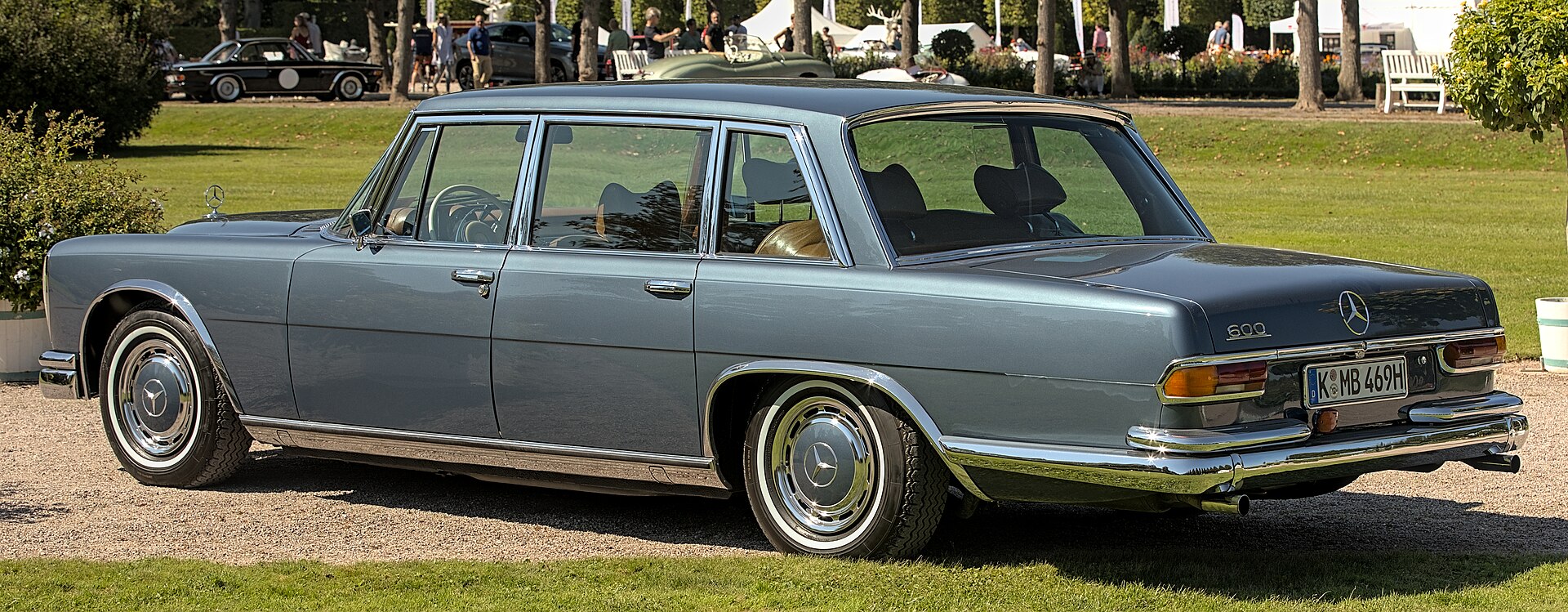 Mercedes-Benz 600 W100 at a classic car show