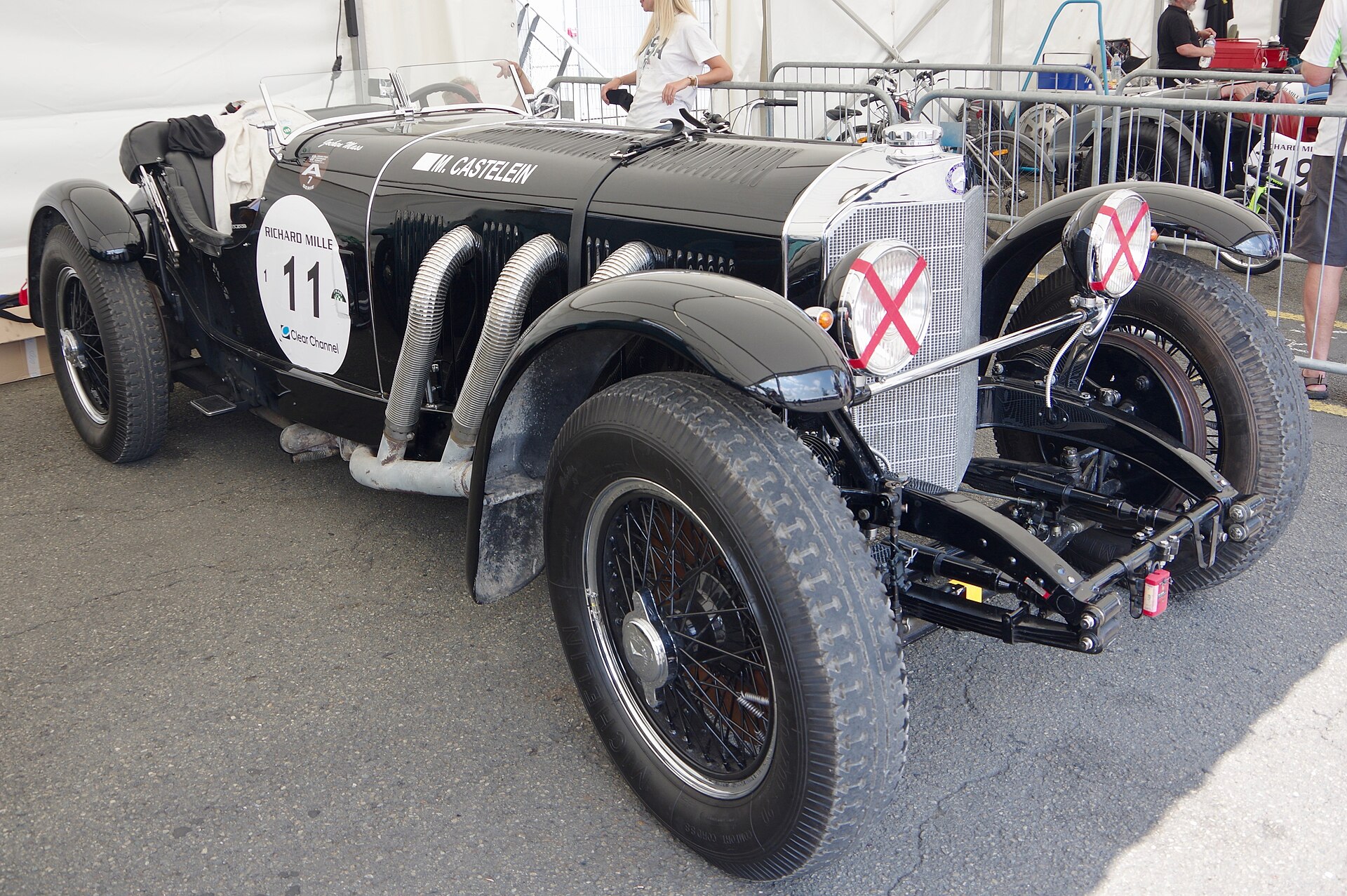 White 1928 Mercedes-Benz SSK roadster
