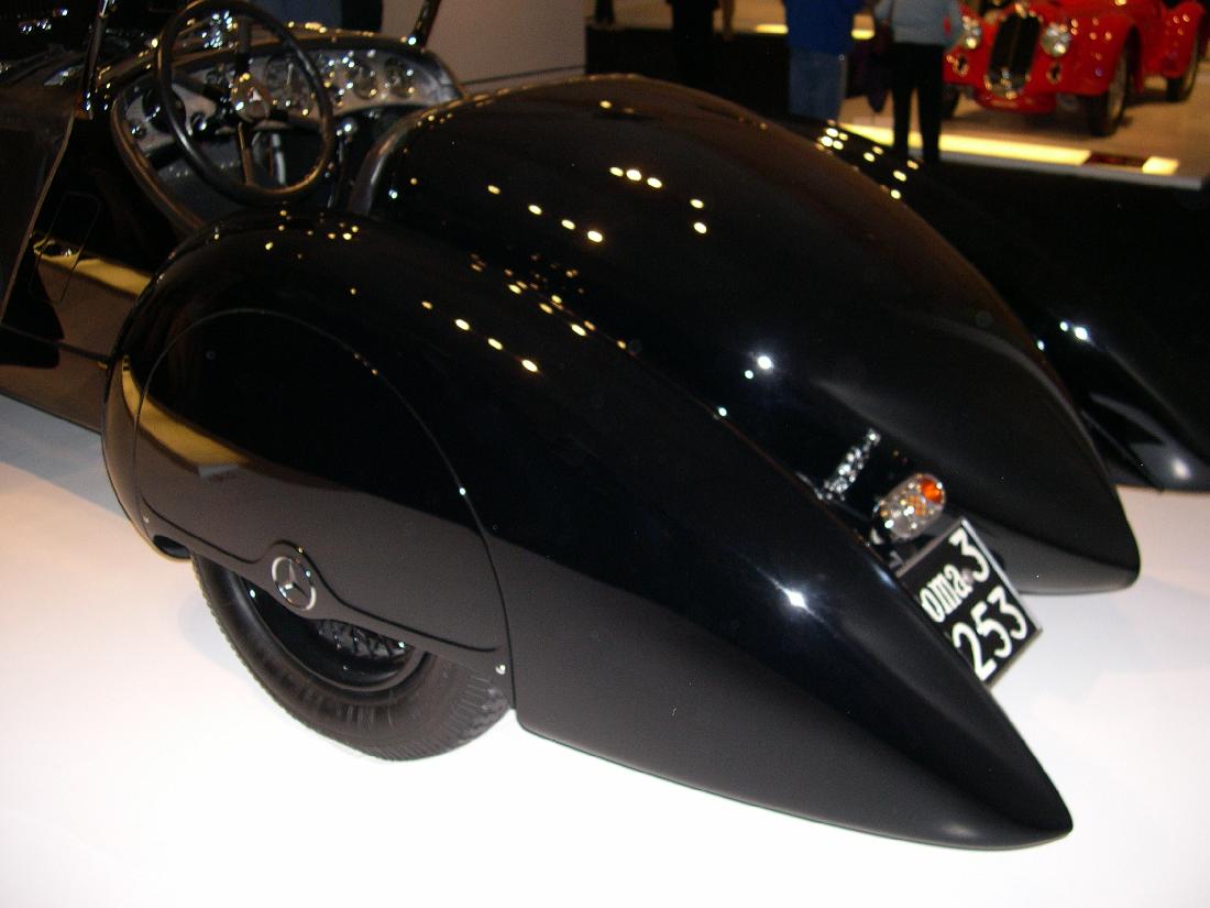 Rear of a 1930 Mercedes-Benz SSK