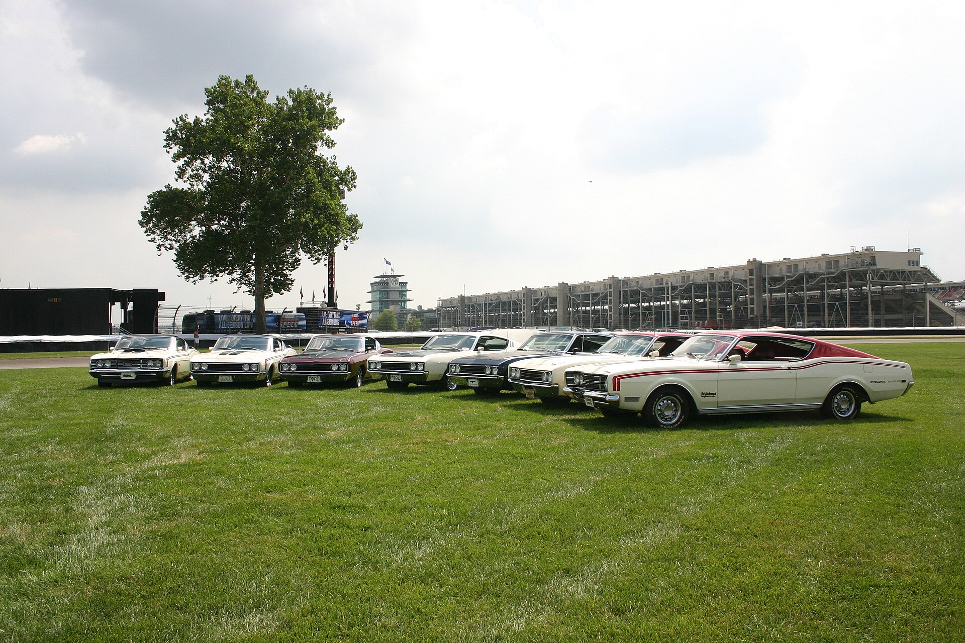 Group of Mercury Cyclone Spoilers and Ford Torino Talladegas