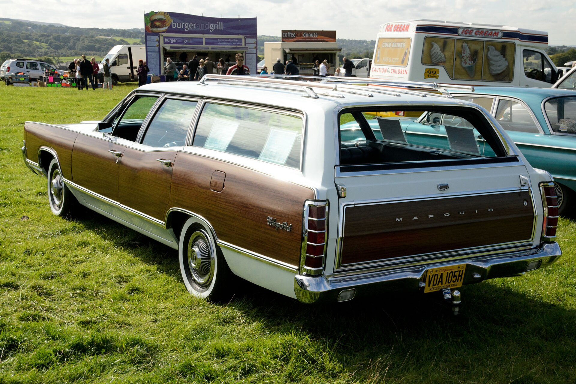 Mercury Colony Park station wagon with wood panels