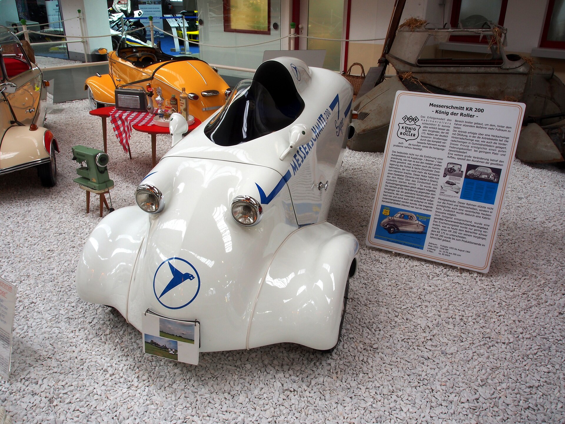 FMR Messerschmitt KR200 Super streamlined car