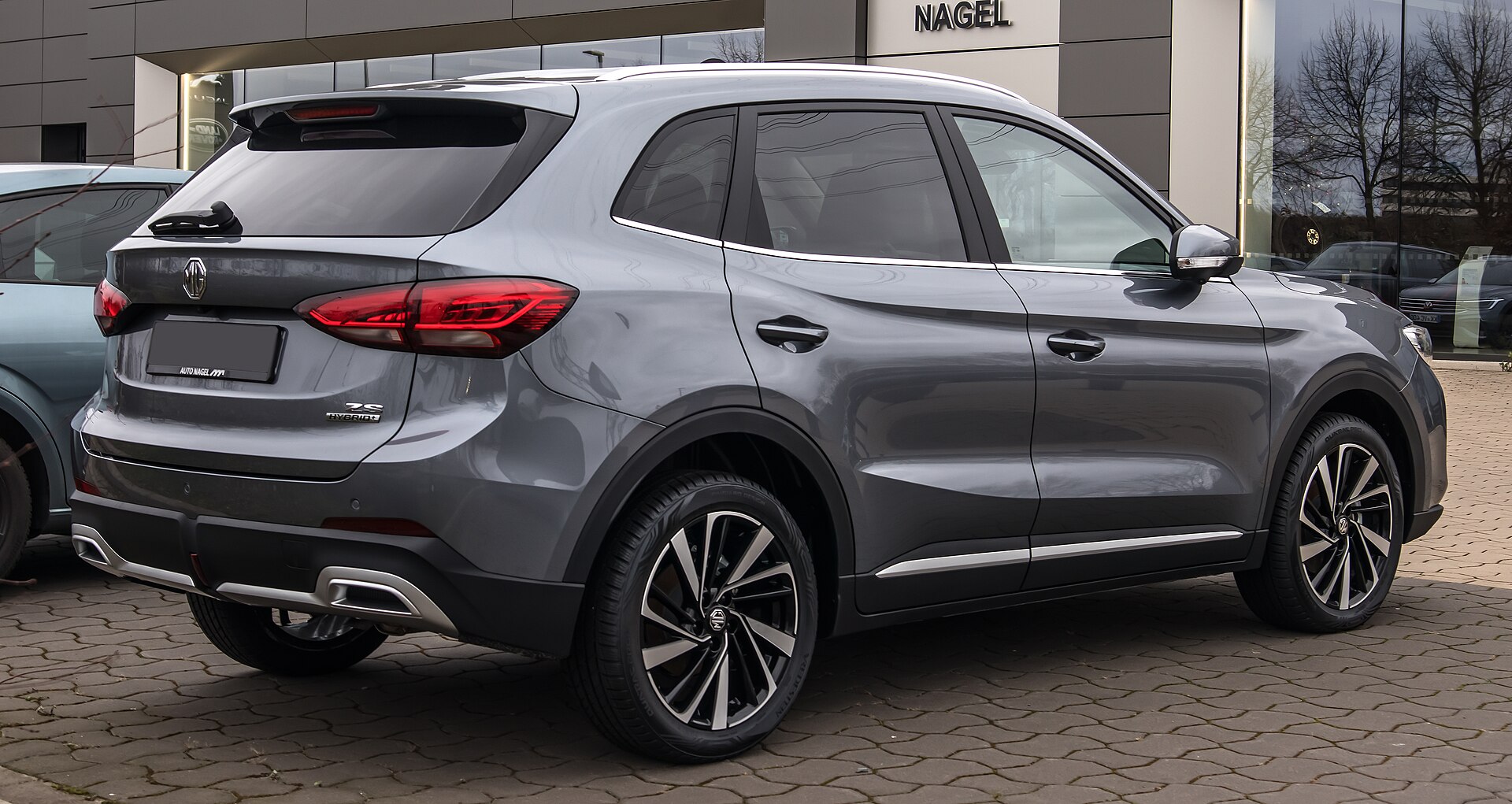 MG ZS Hybrid+ second generation, rear three-quarter view