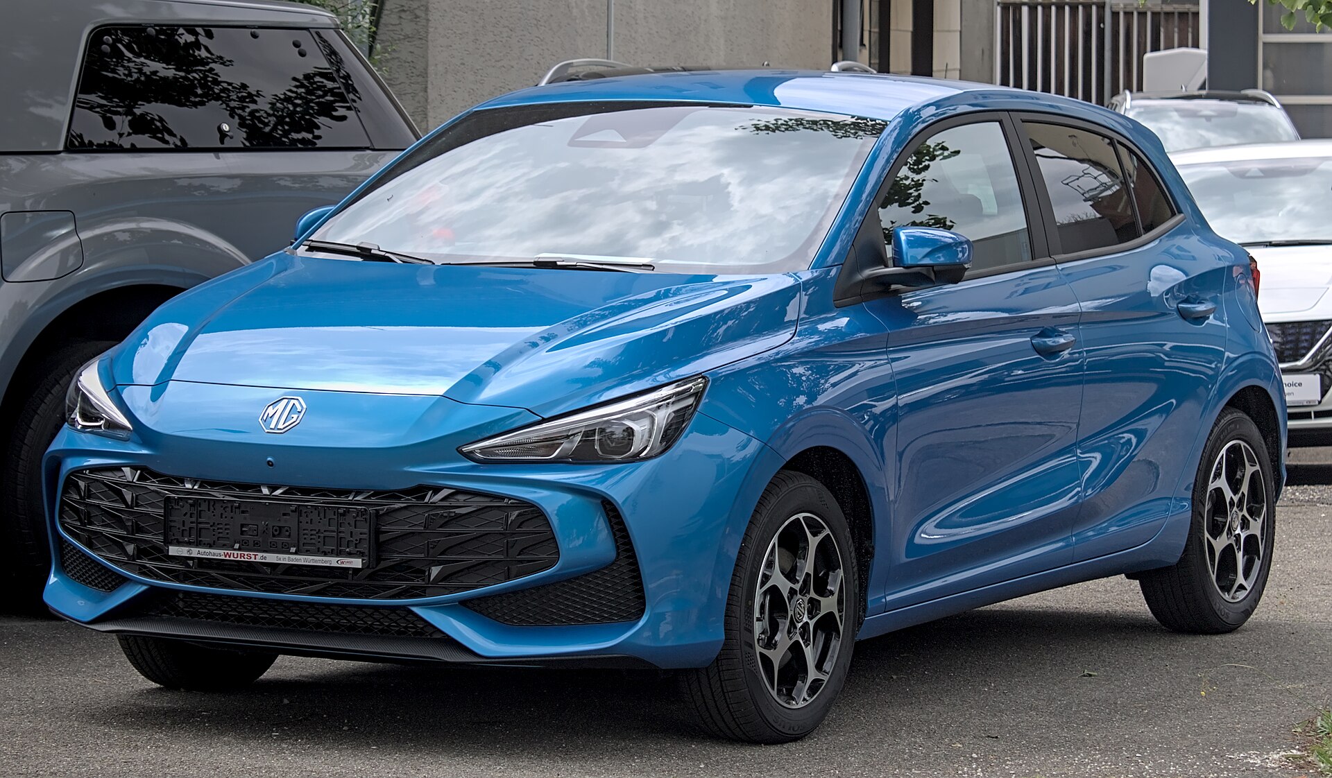 MG3 third generation, rear three-quarter view