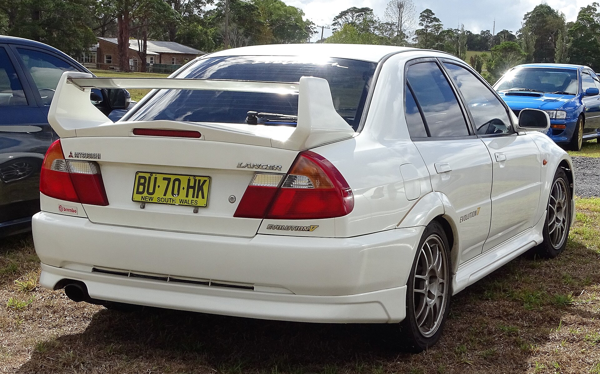 Mitsubishi Lancer Evolution V, front view