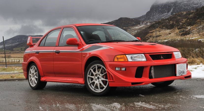 Mitsubishi Lancer Evolution VI with Ralliart decals