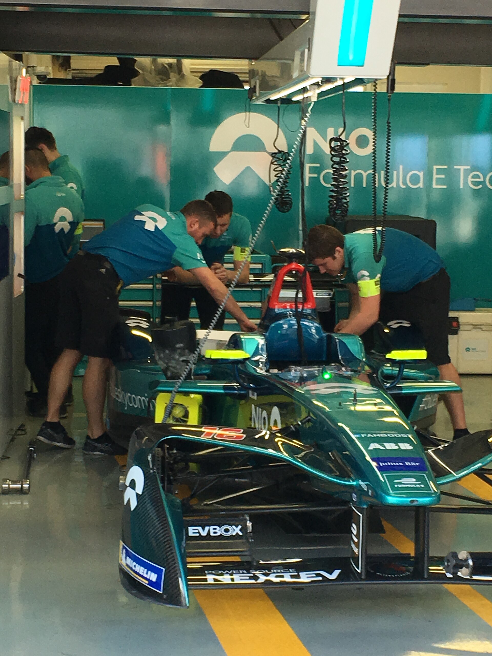 Nio NextEV Formula E single-seater racing car