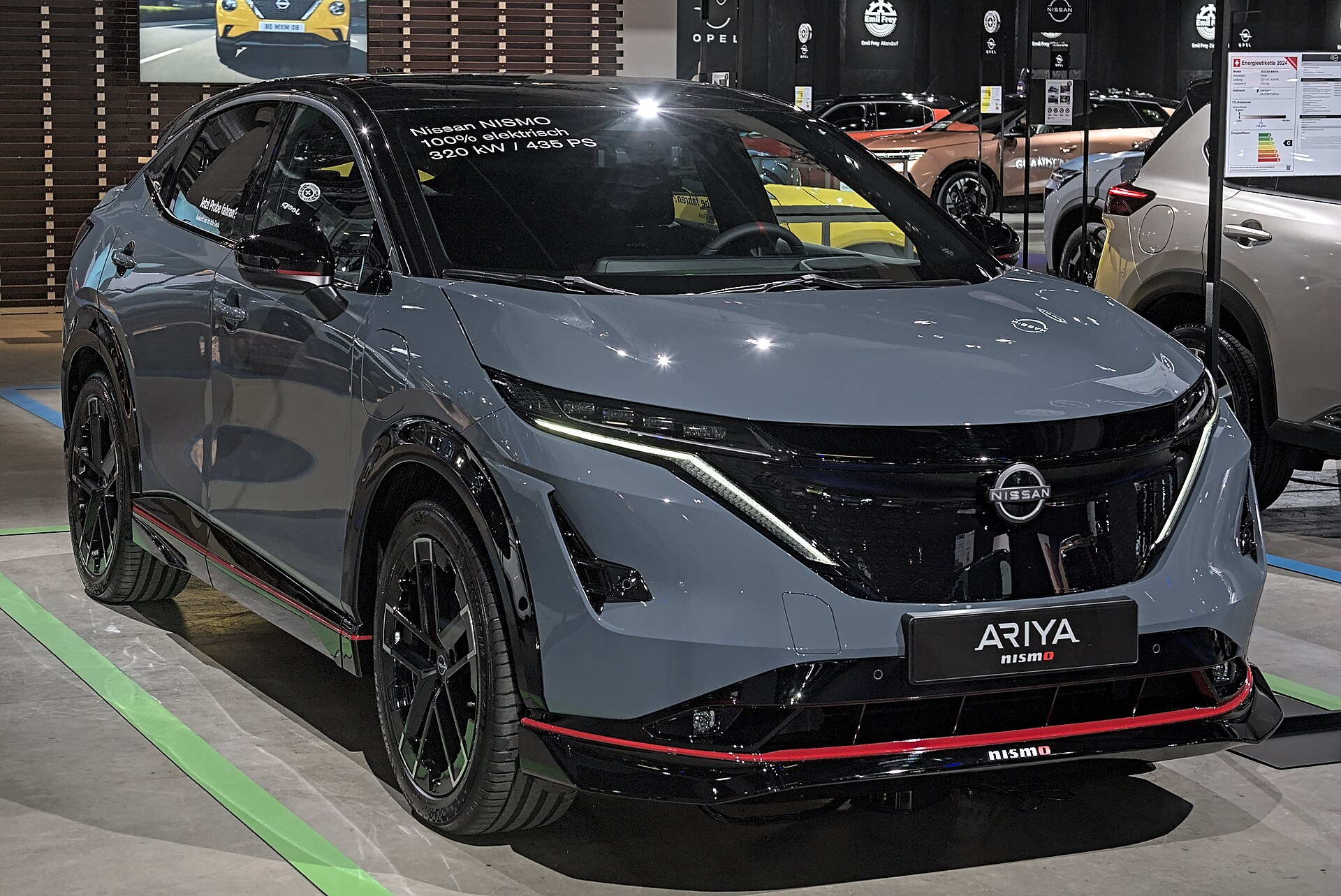 Nissan Ariya Nismo on display
