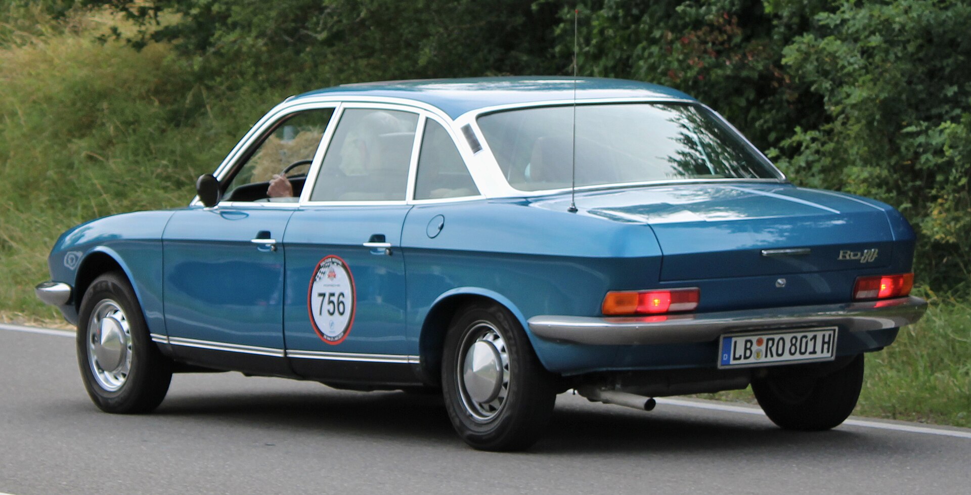 NSU Ro 80 saloon at a classic-car event