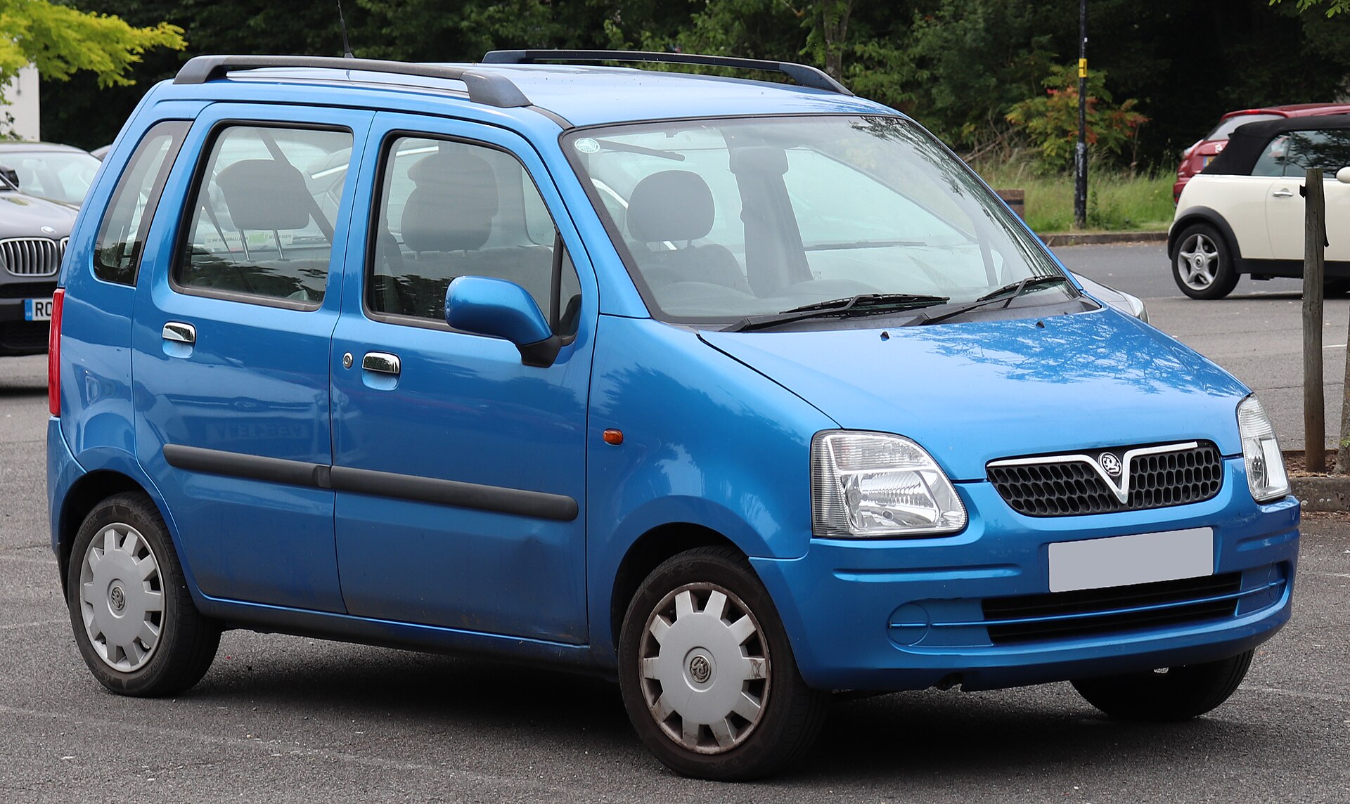 Vauxhall Agila A, front view