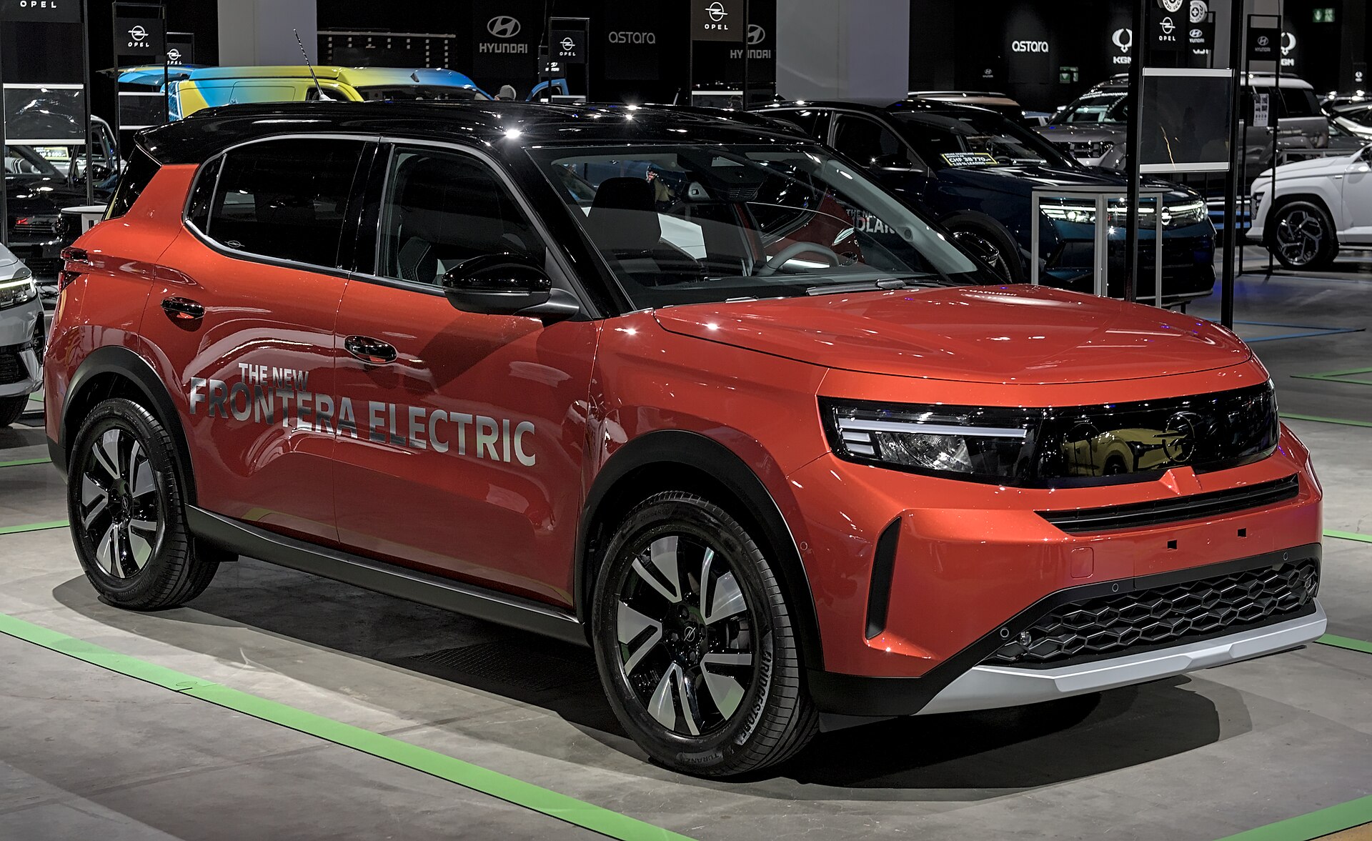 Opel Frontera Electric on display