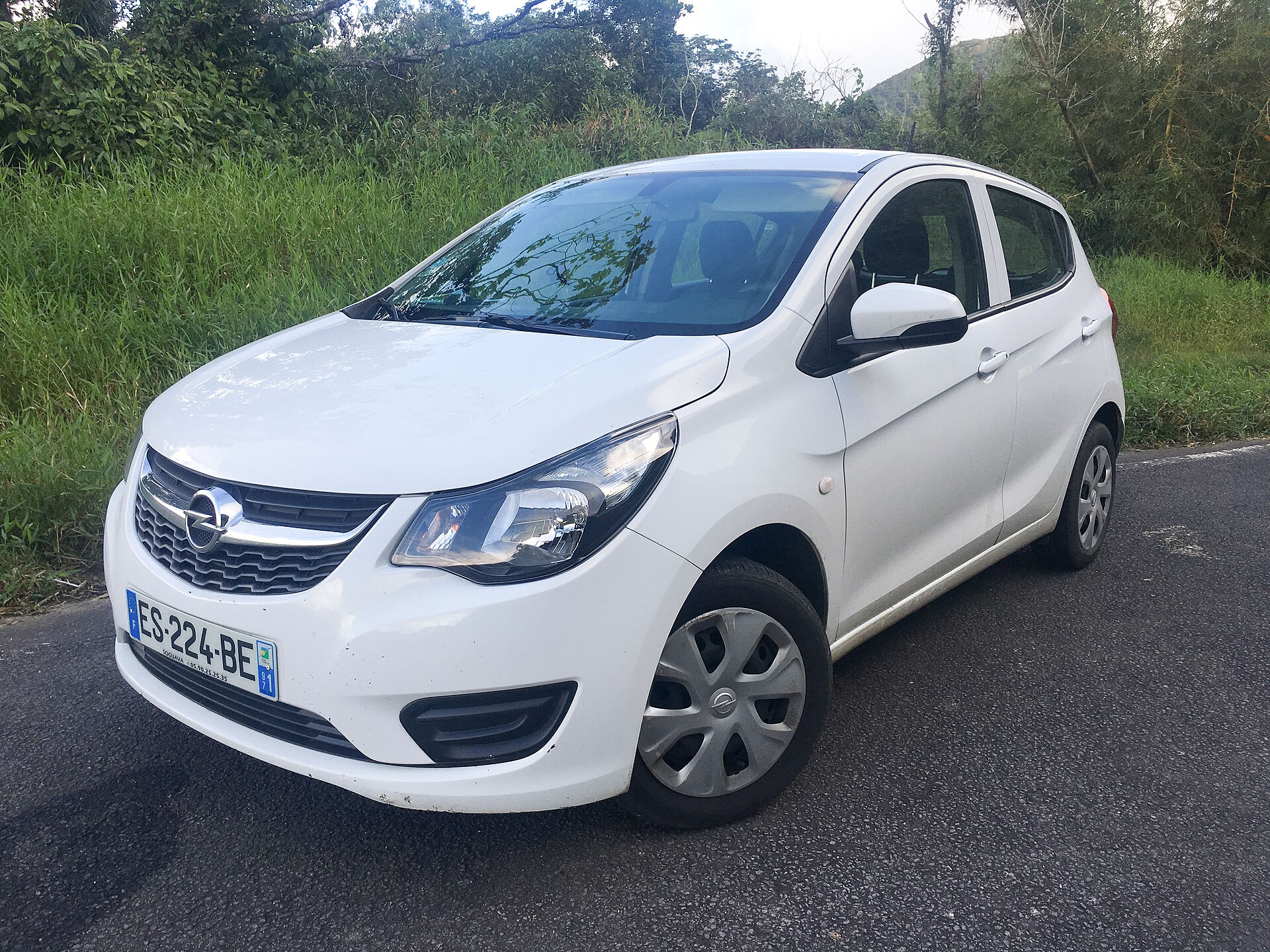 Opel Karl hatchback parked on a street