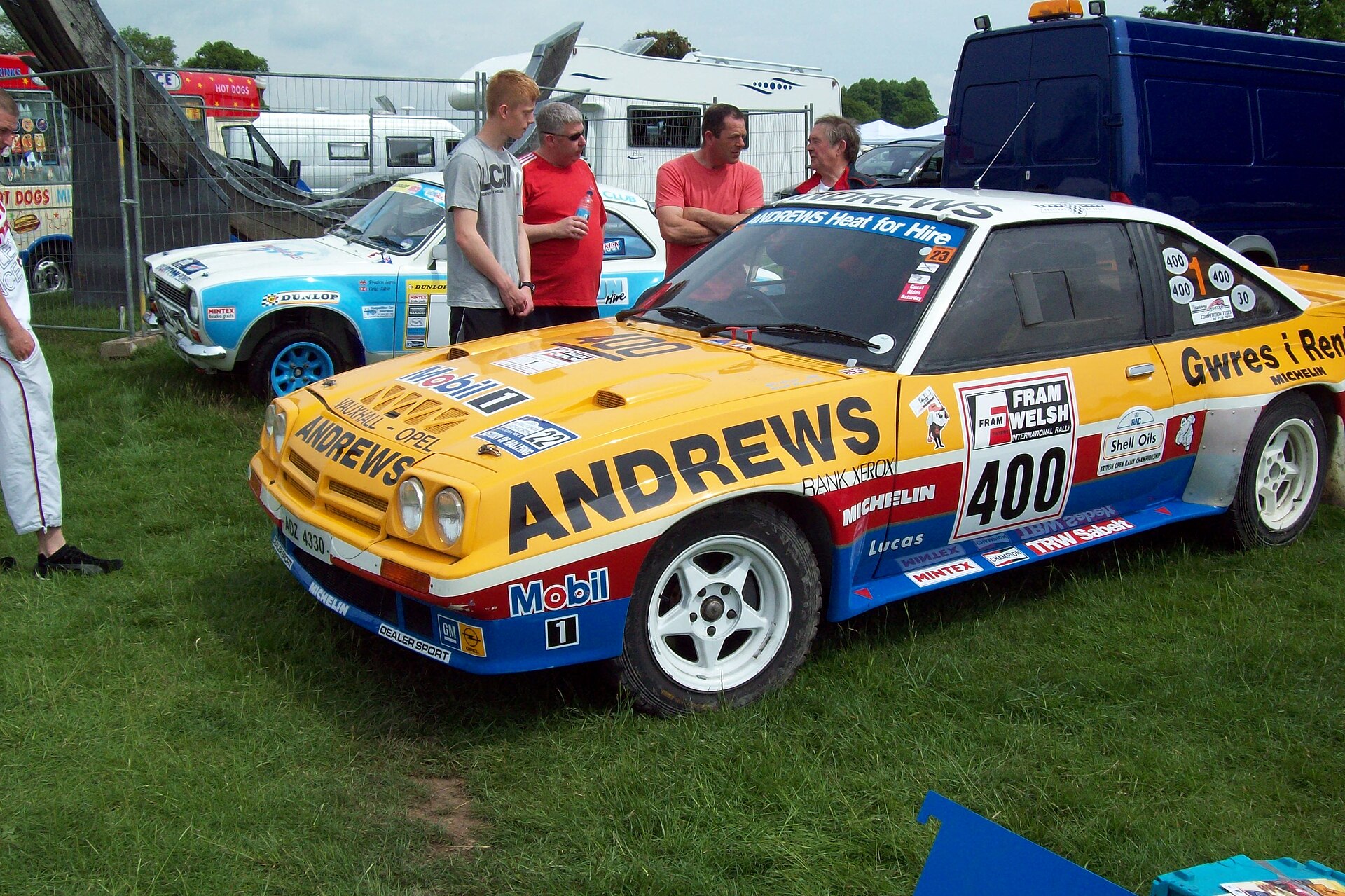 Opel Manta 400 rally car