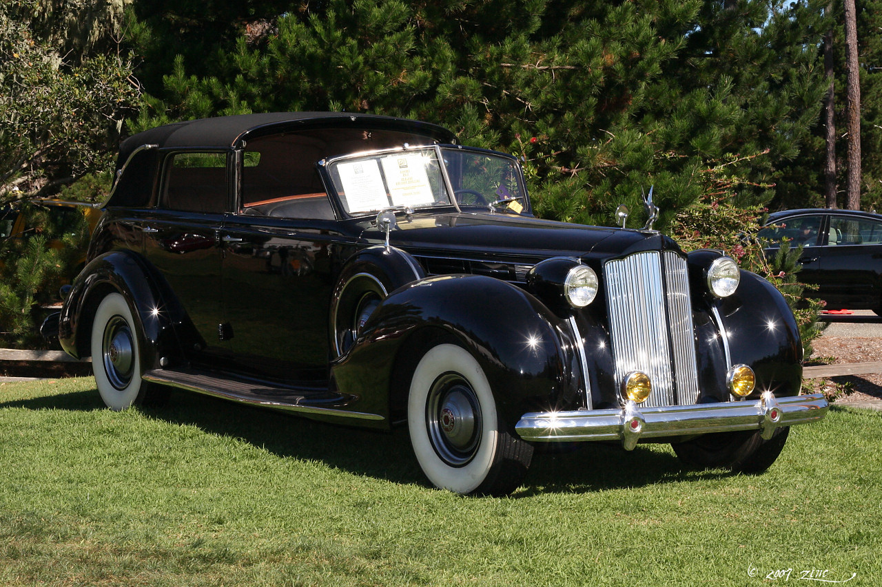Black Packard Twelve Brunn All Weather Cabriolet