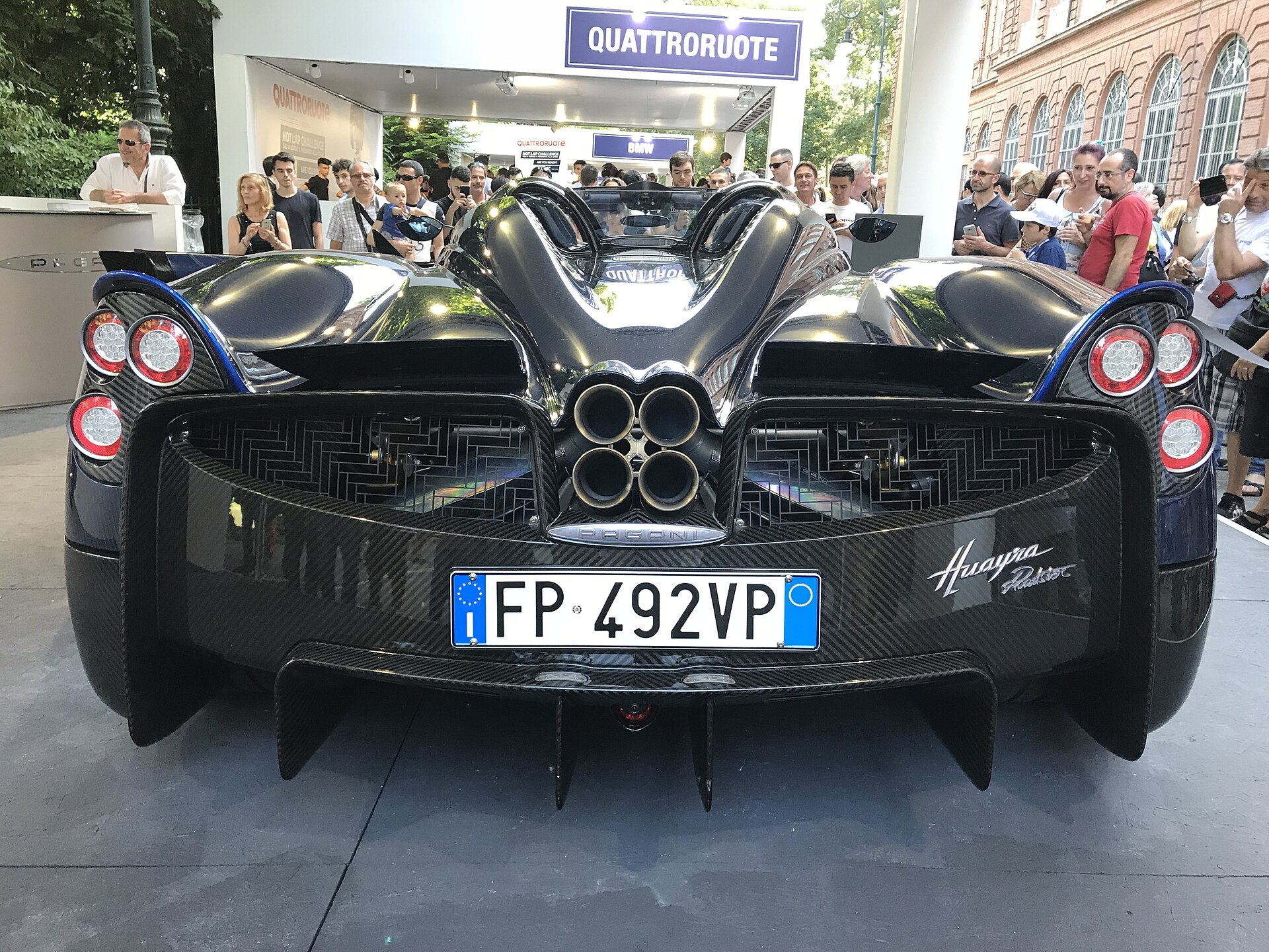 Pagani Huayra rear view
